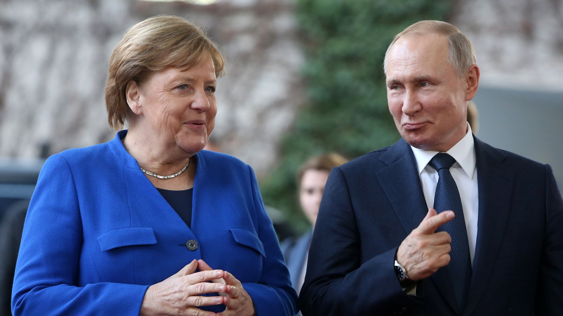 Merkel and Putin