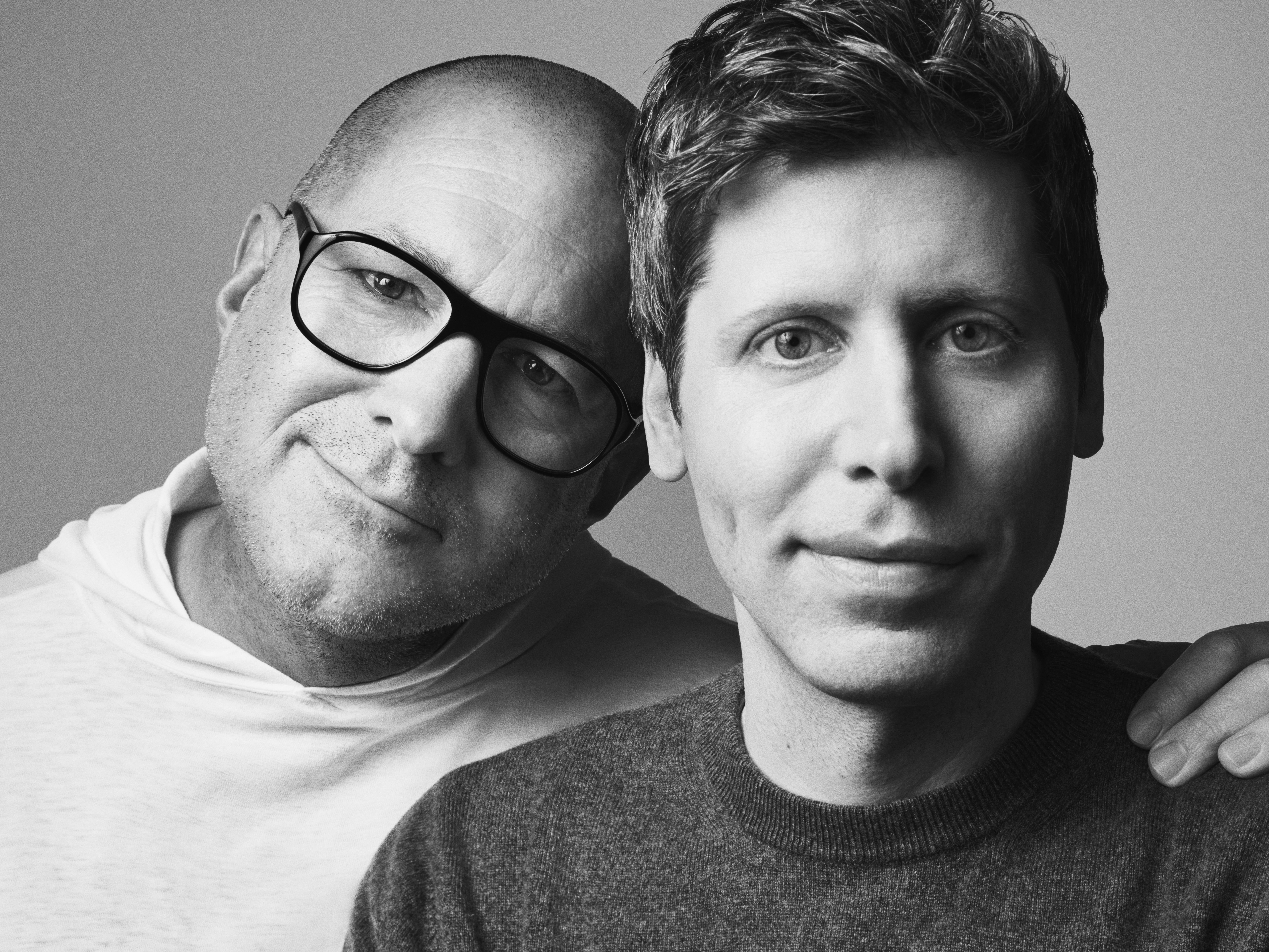 Jony Ive and Sam Altman.