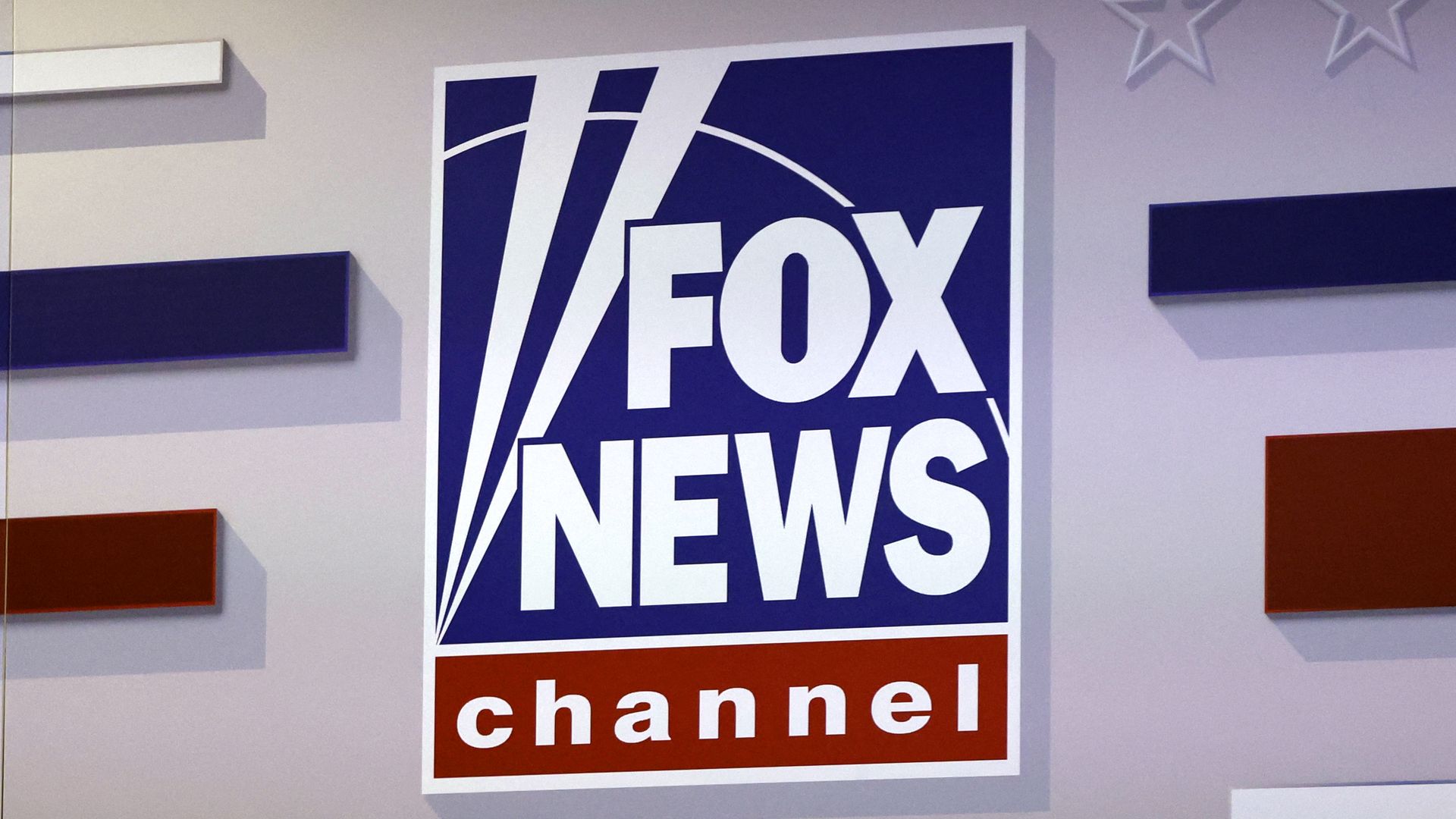 Fox News Channel logo in red, white and blue.