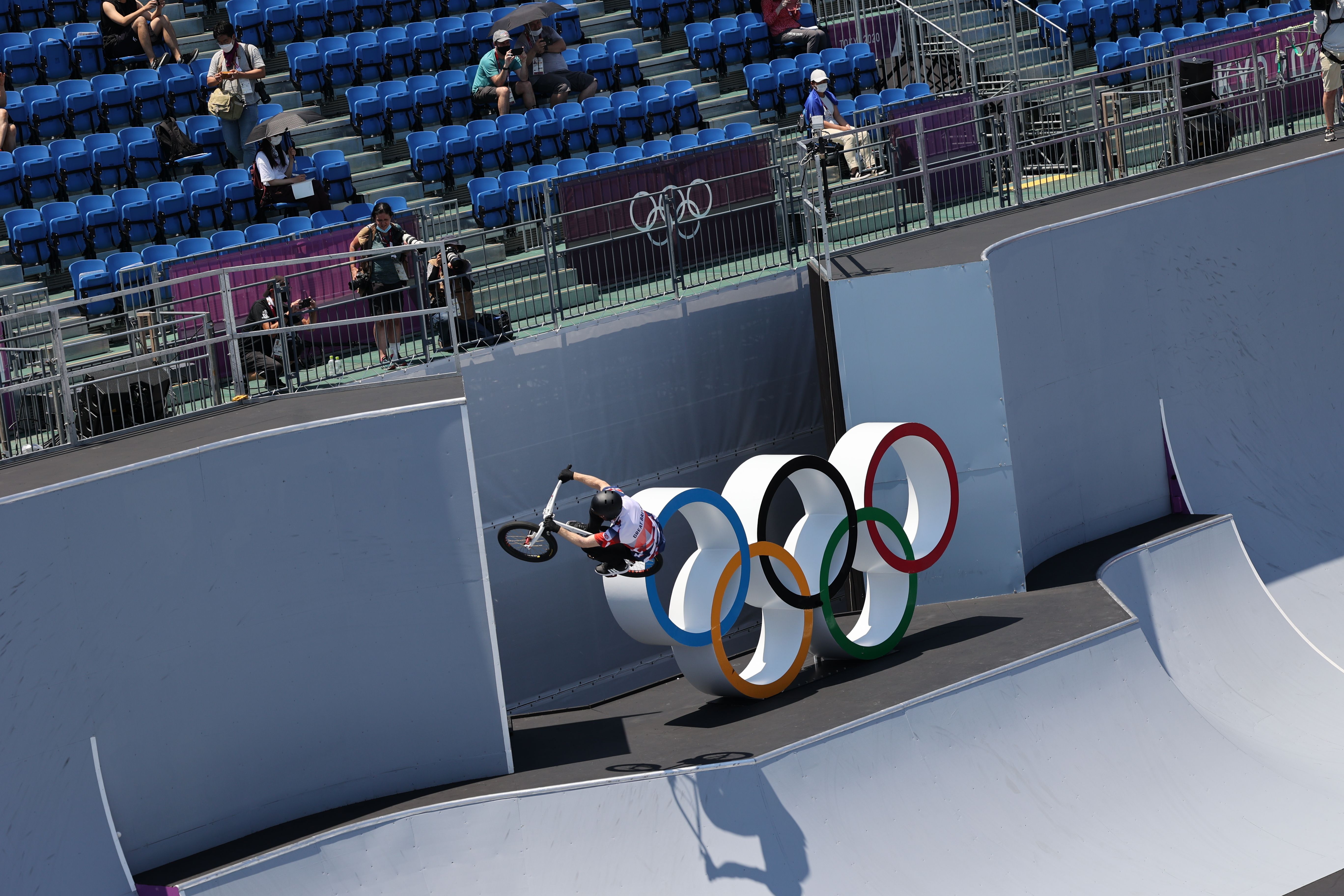 More action from the men's BMX freestyle on Aug. 1.