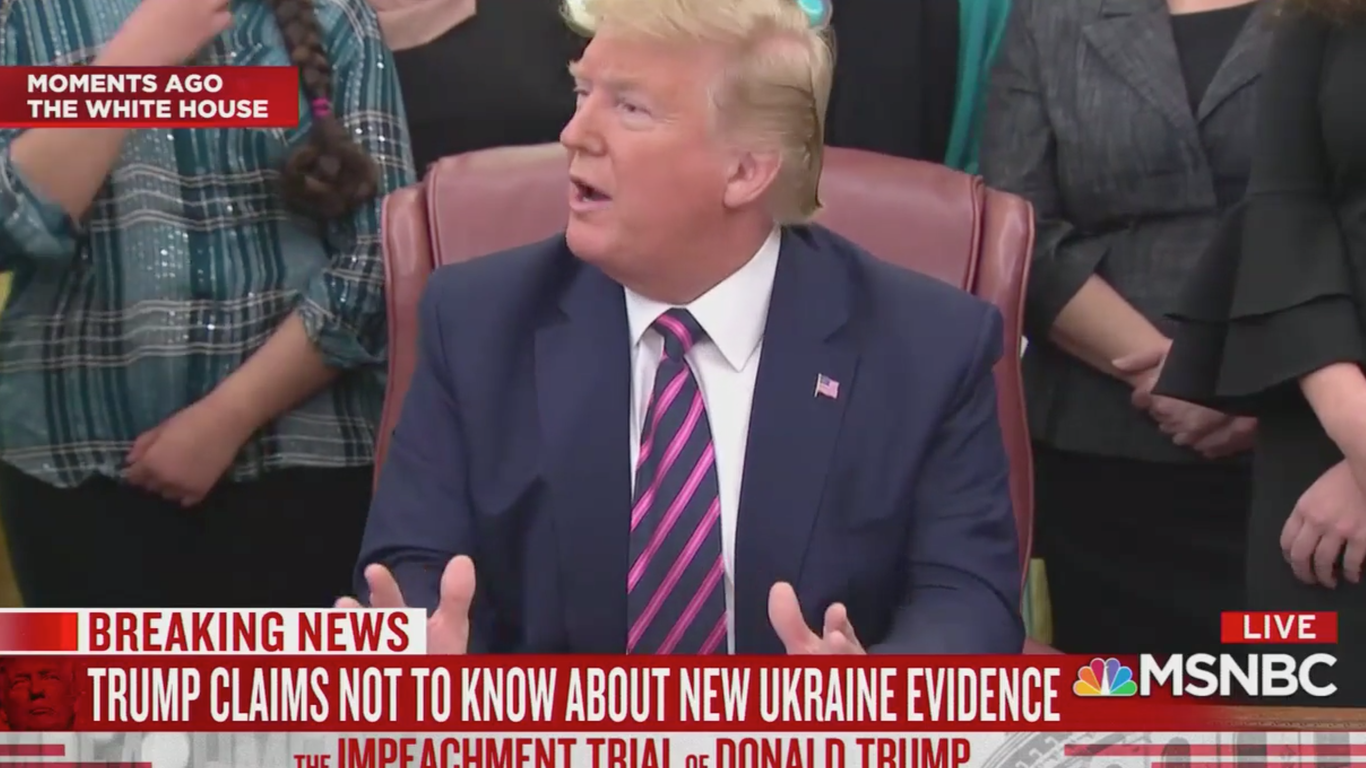 Trump Claims He Didn't Know About Giuliani Letter To Zelensky