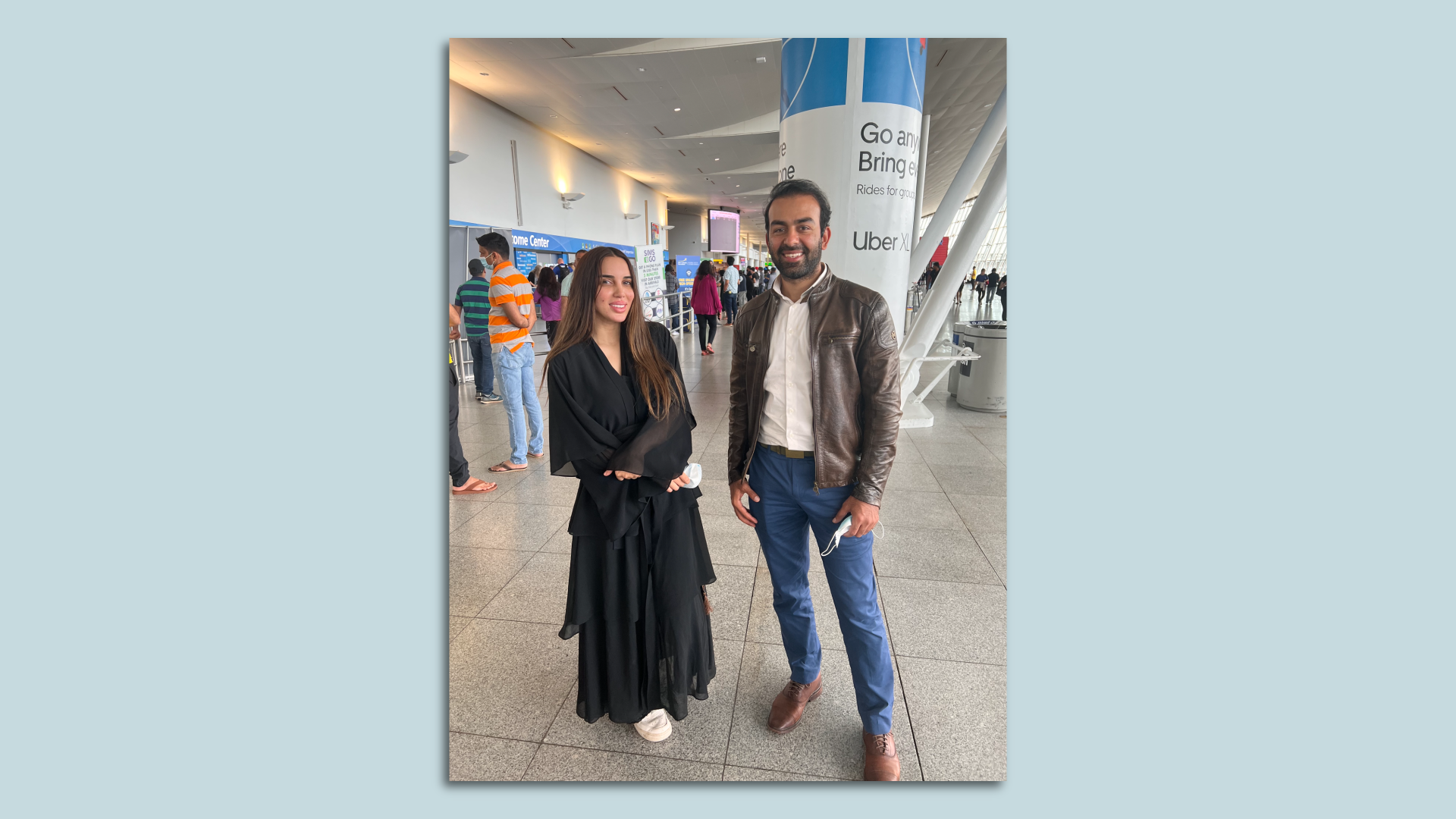 Safi Rauf and Mahnaz Safi