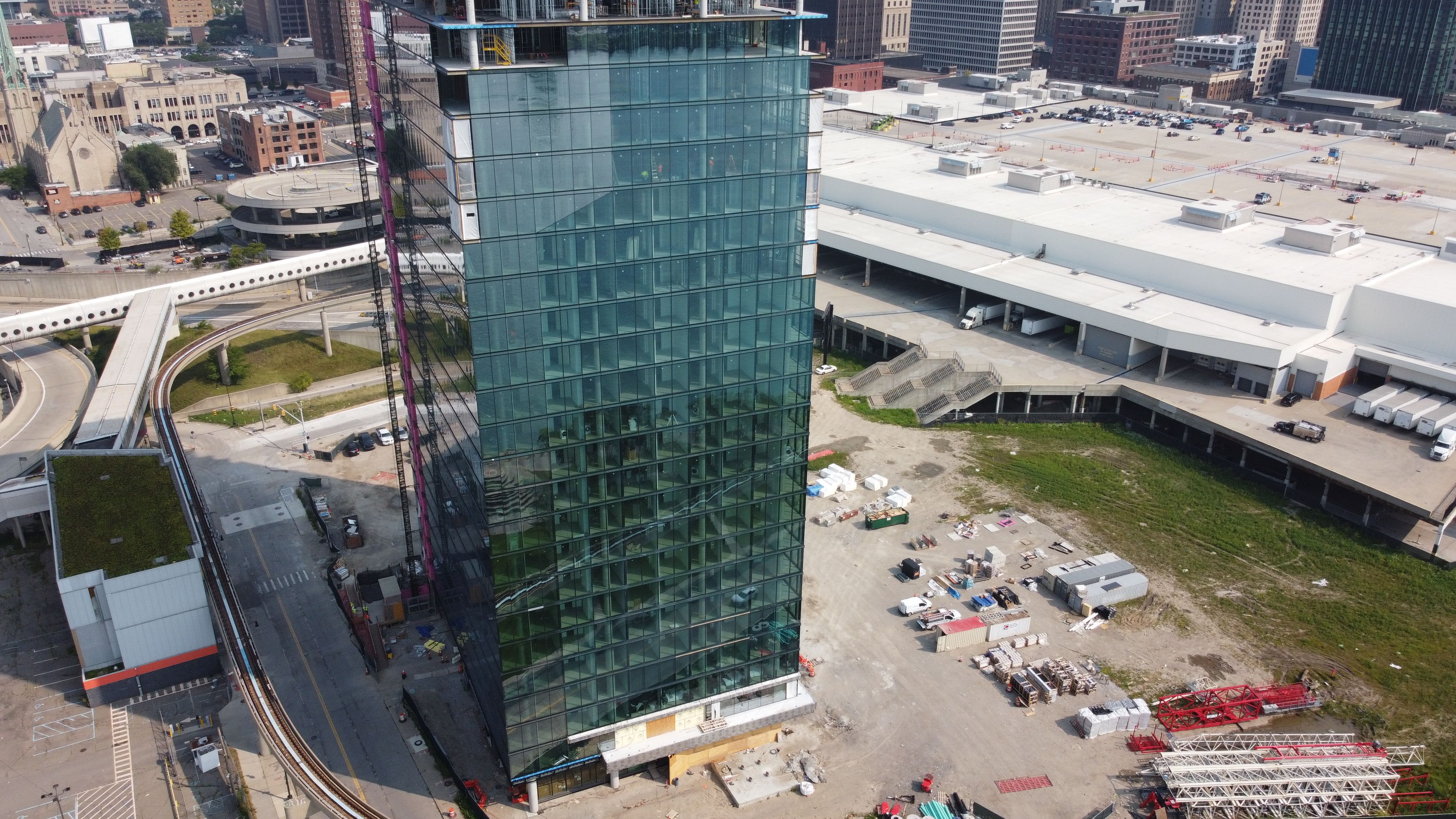 Residences at Water Square near leasing at Joe Louis Arena site