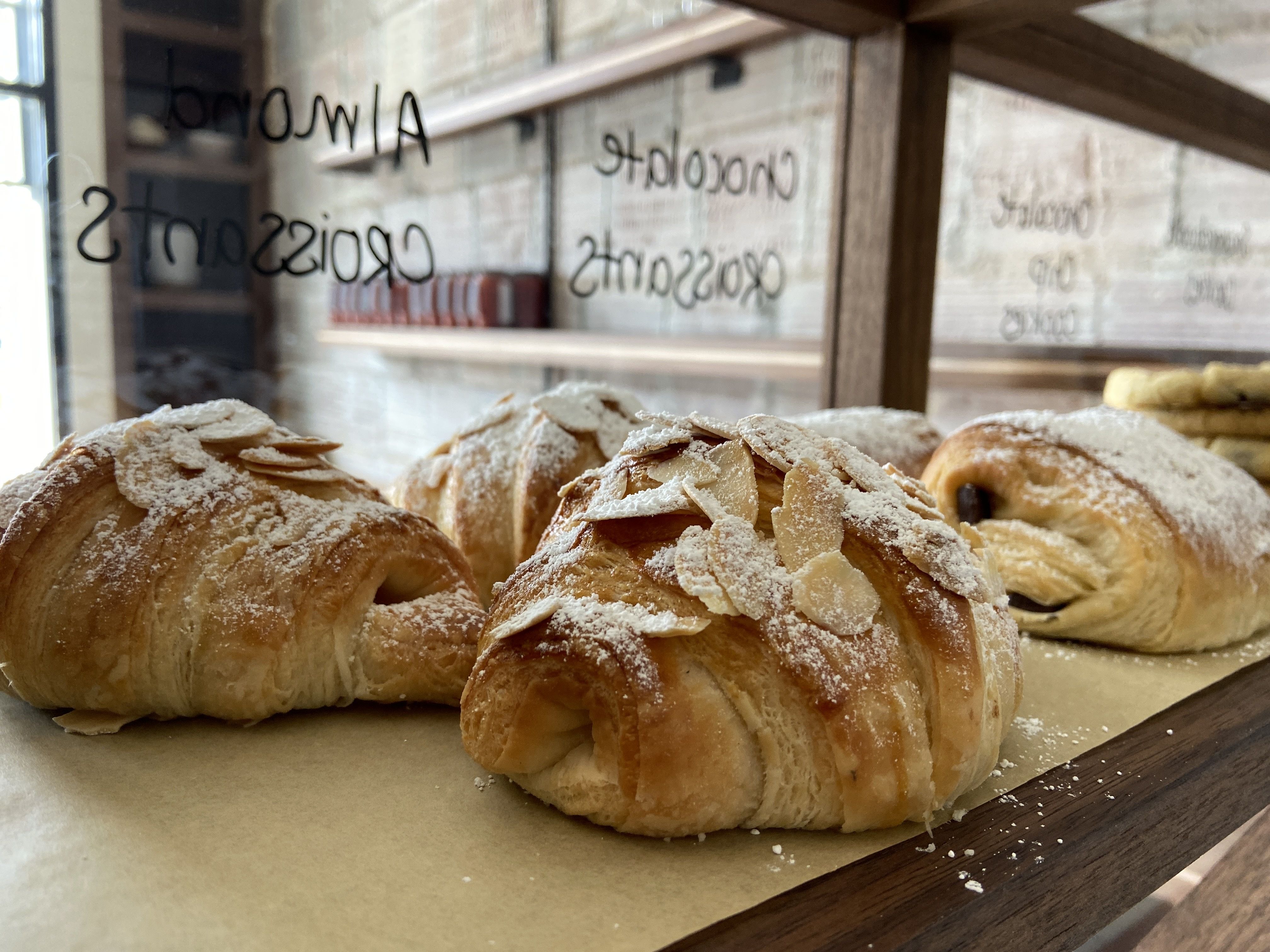 Almond croissant. 