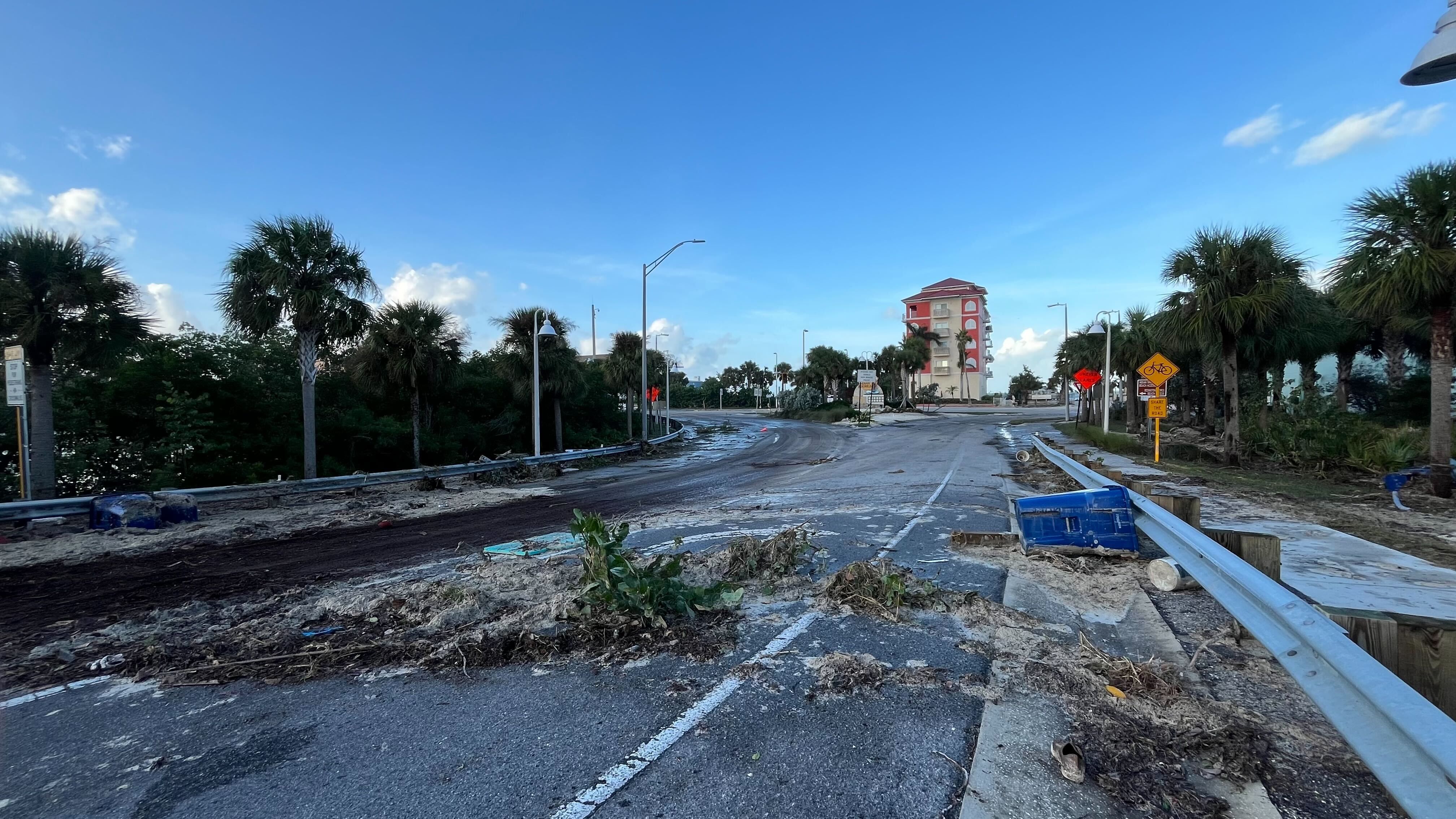 Hurricane Helene flooding leaves damage, debris across Pinellas County