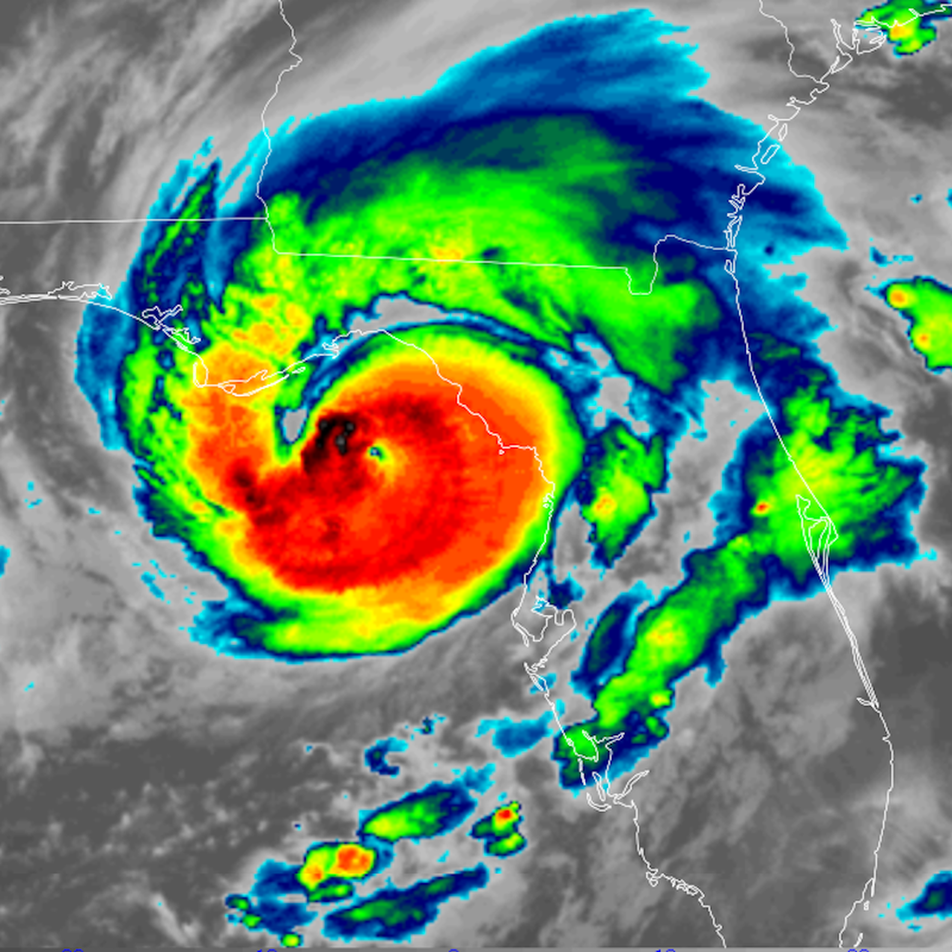 Dorian strengthens to hurricane, could be Cat. 3 approaching U.S.