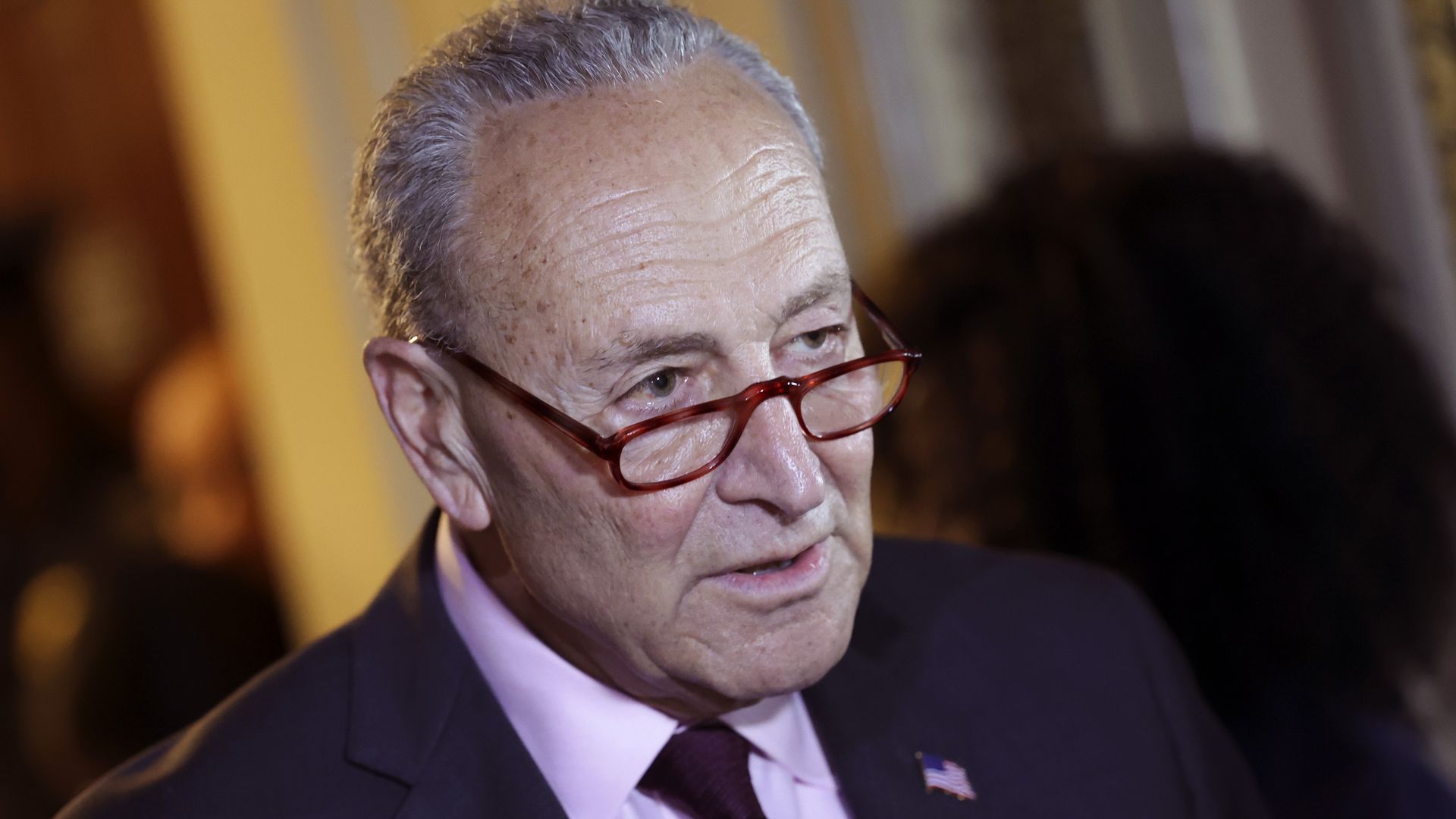 Photo of Chuck Schumer's face