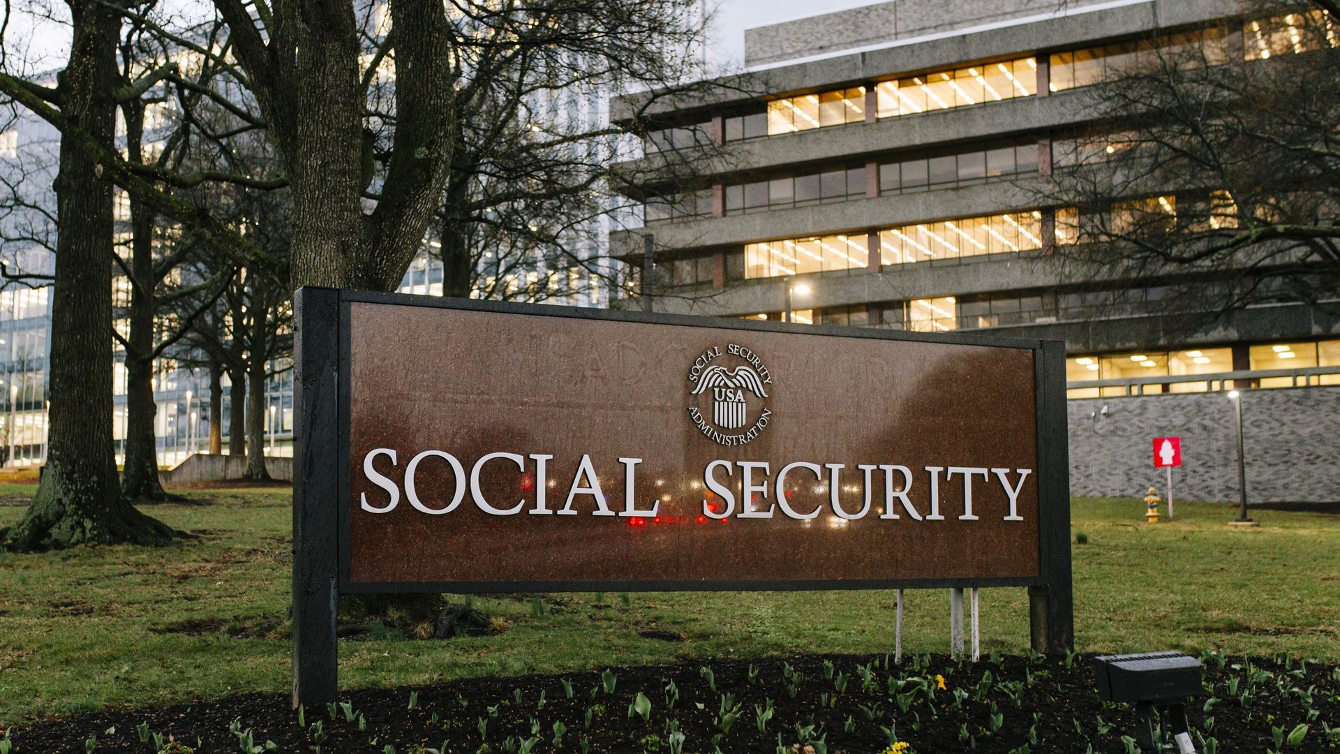 Social Security Administration headquarters. Photo: Wesley Lapointe for The Washington Post via Getty Images)
