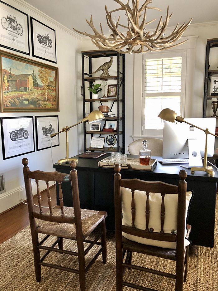 charlotte staton home tour husband's office