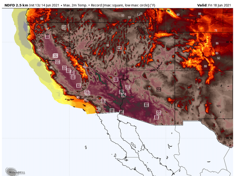 Intense heat dome shatters all-time records in U.S. as Europe roasts