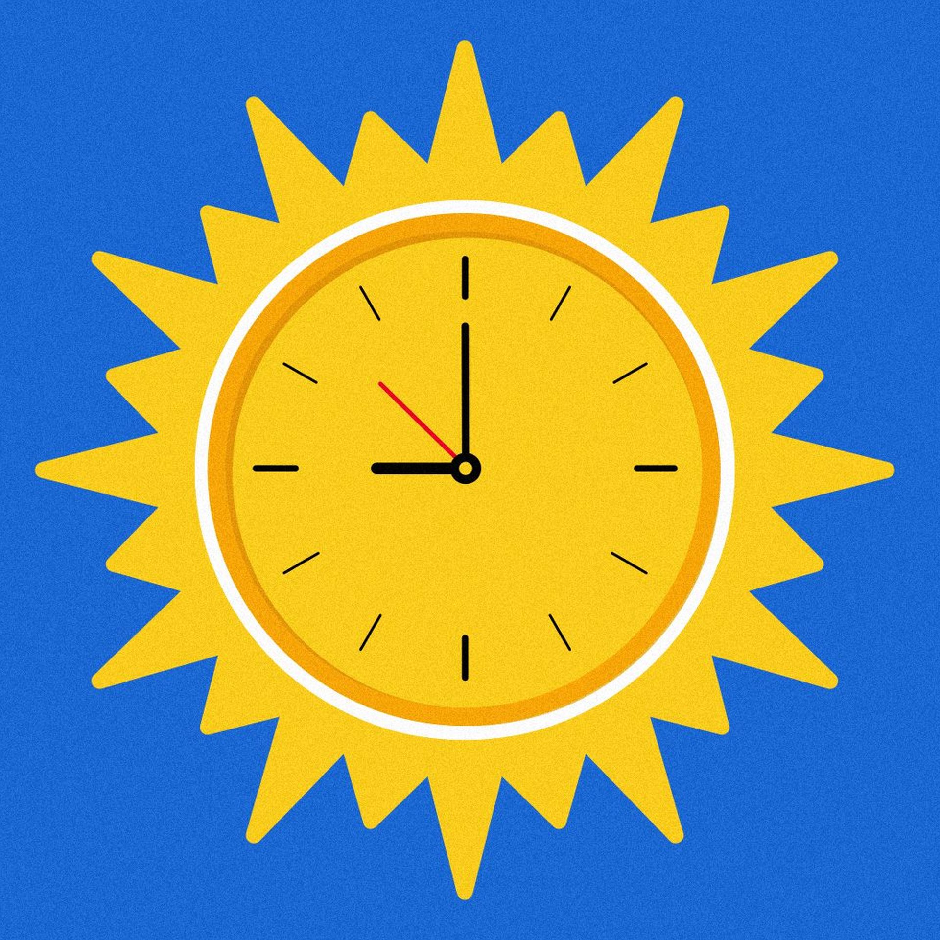 end daylight savings time 2022 clipart