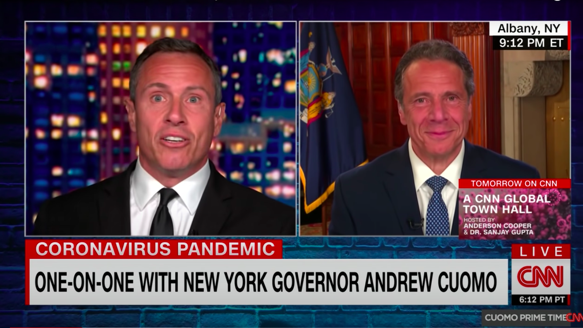 Chris Cuomo and Andrew Cuomo