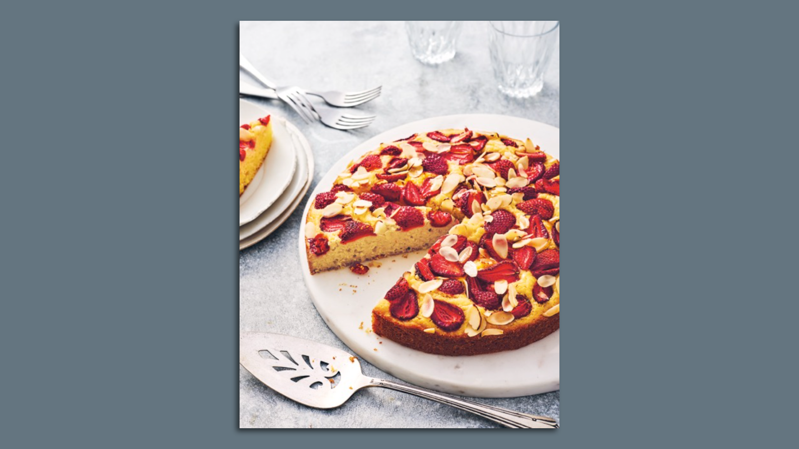 Mother's Day recipe Love and Lemons' strawberry polenta cake Axios