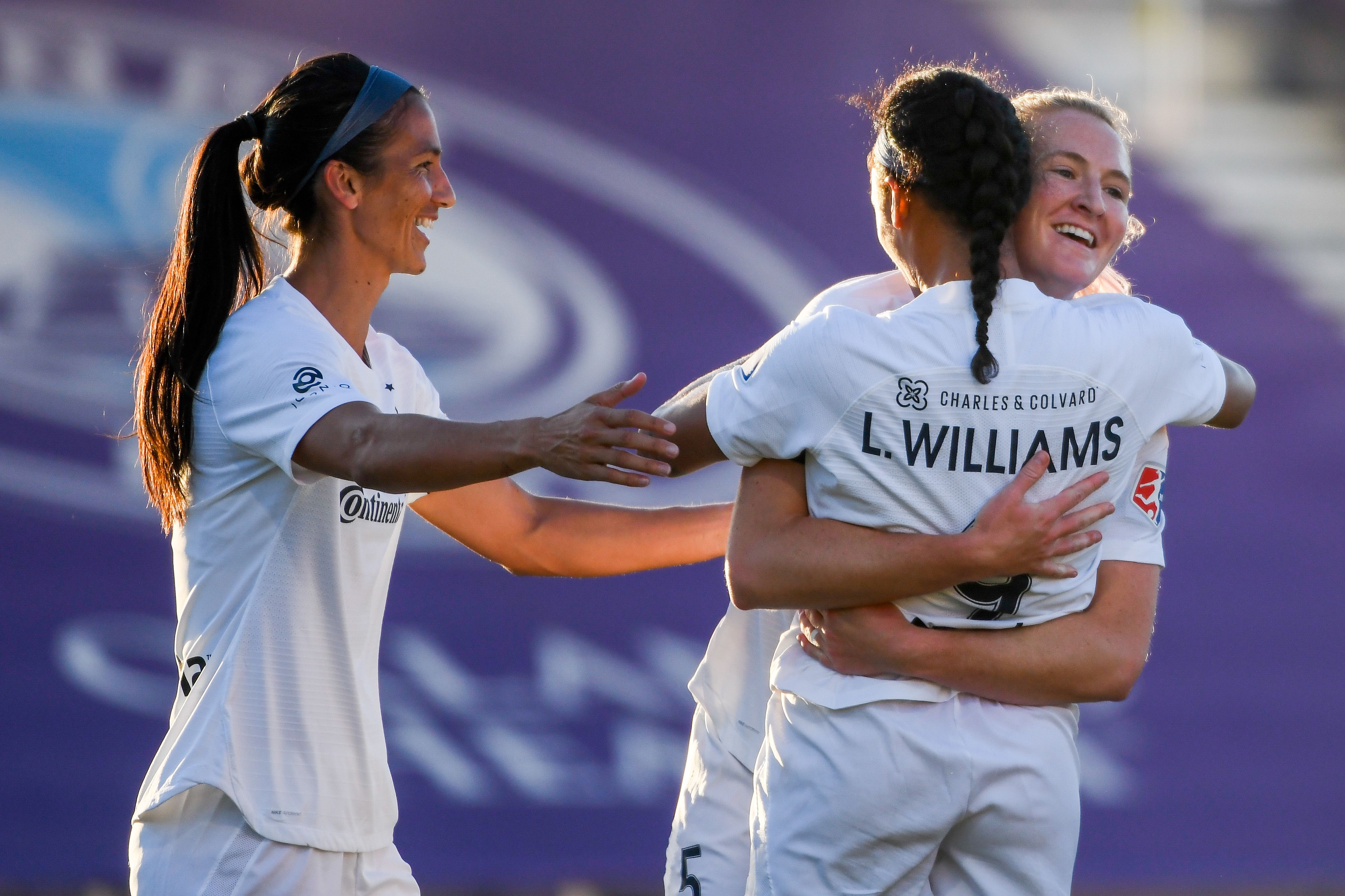 North Carolina Courage teammates