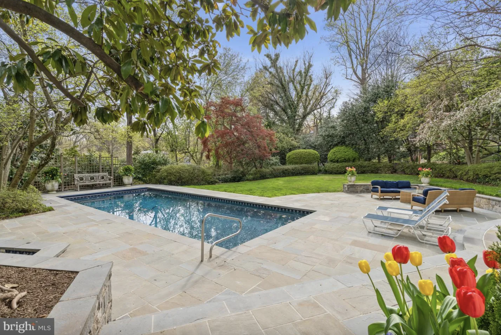 backyard with a pool