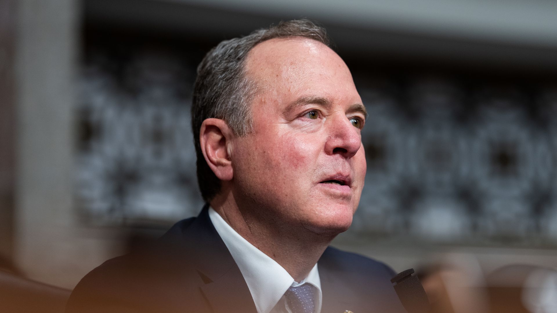 Adam Schiff speaks during a hearing on Capitol Hill.