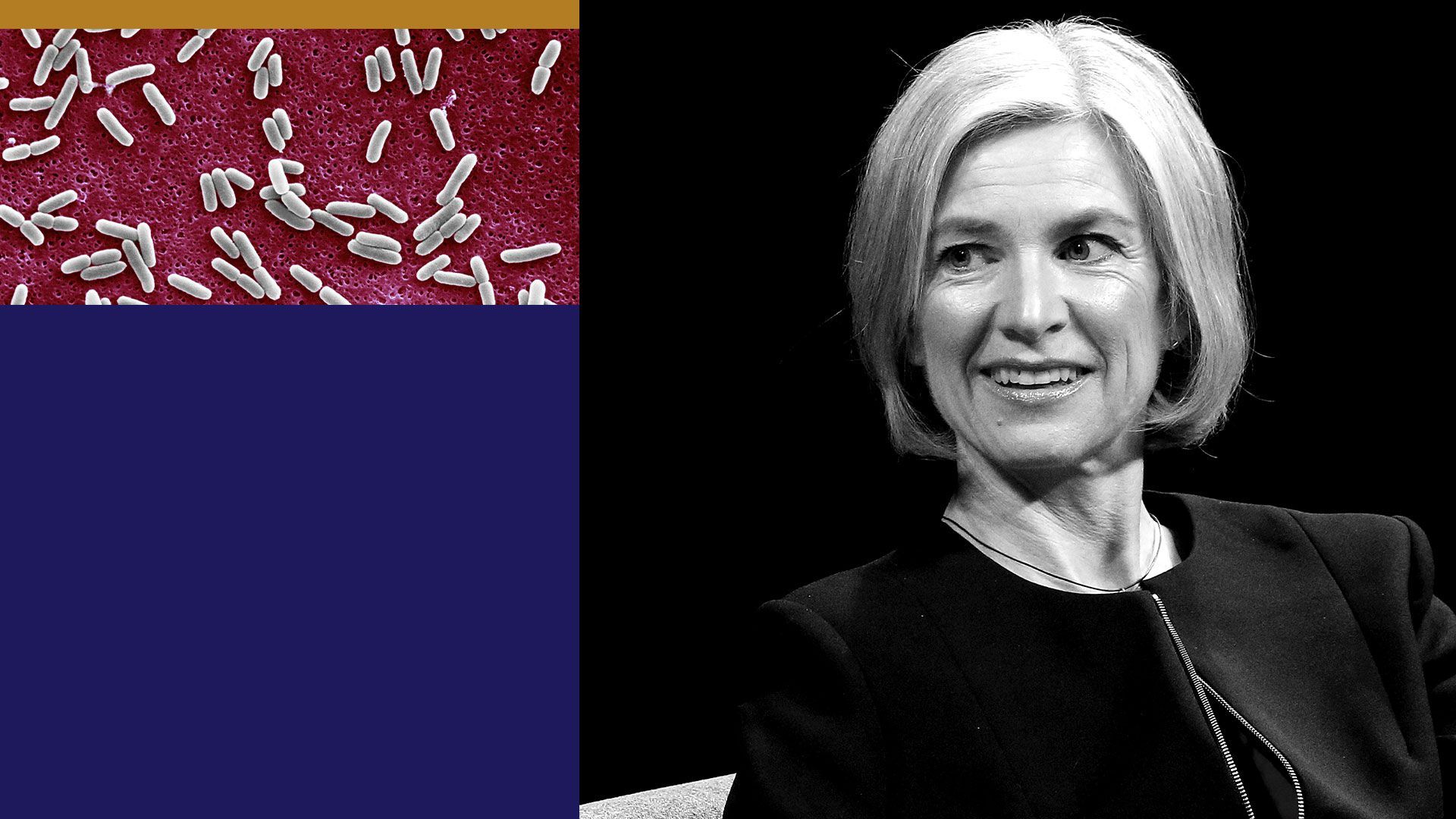 Photo illustration of Jennifer Doudna. 