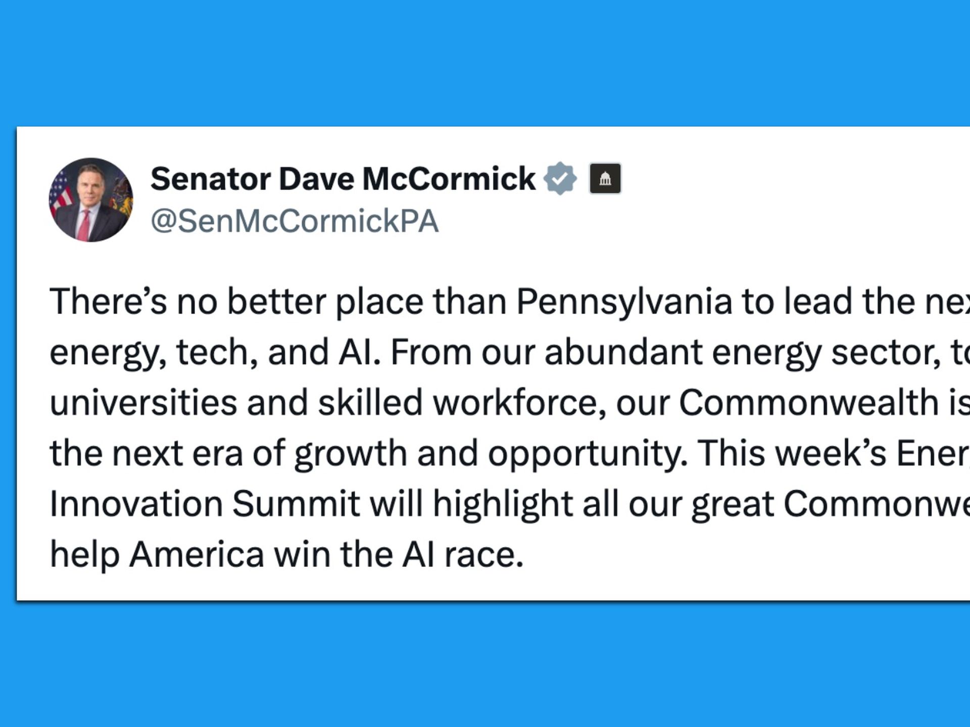 Sneak peek: Trump, McCormick plan $70 billion in AI, energy announcements  for Pennsylvania