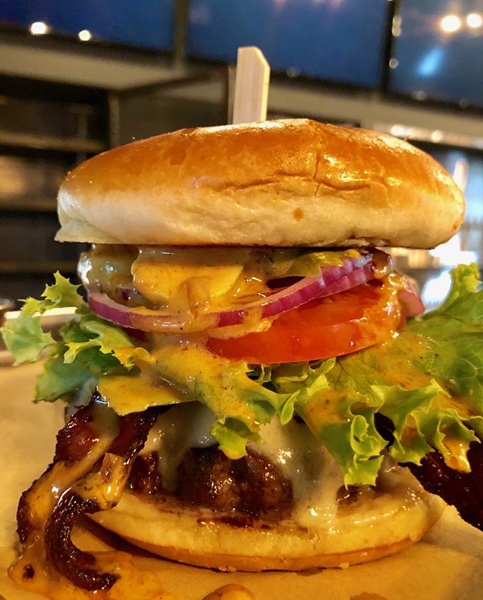 cheese burger at duckworth's in charlotte