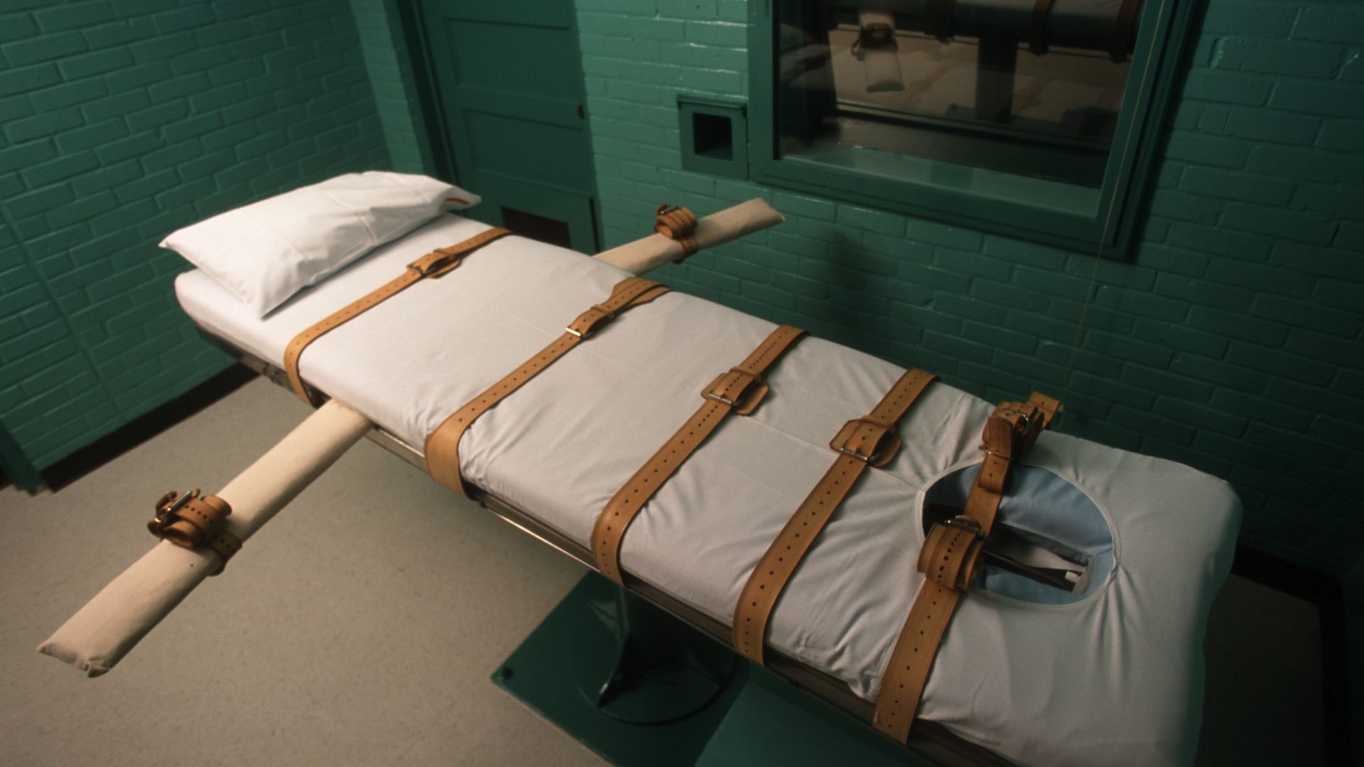 A death chamber in Huntsville, Texas