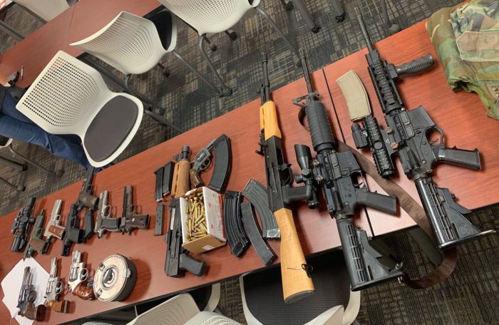 Guns seized by the Charlotte Mecklenburg Police Department