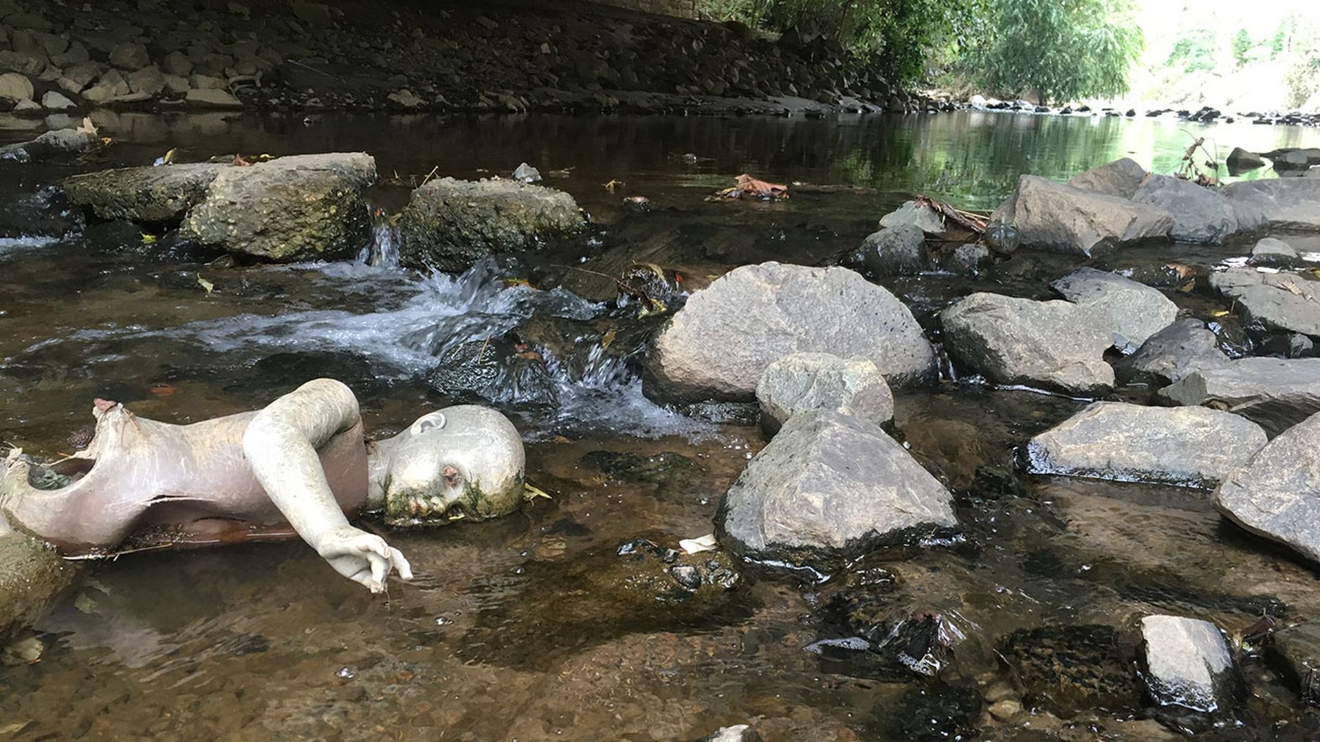 old-cpr-dummy-in-stream