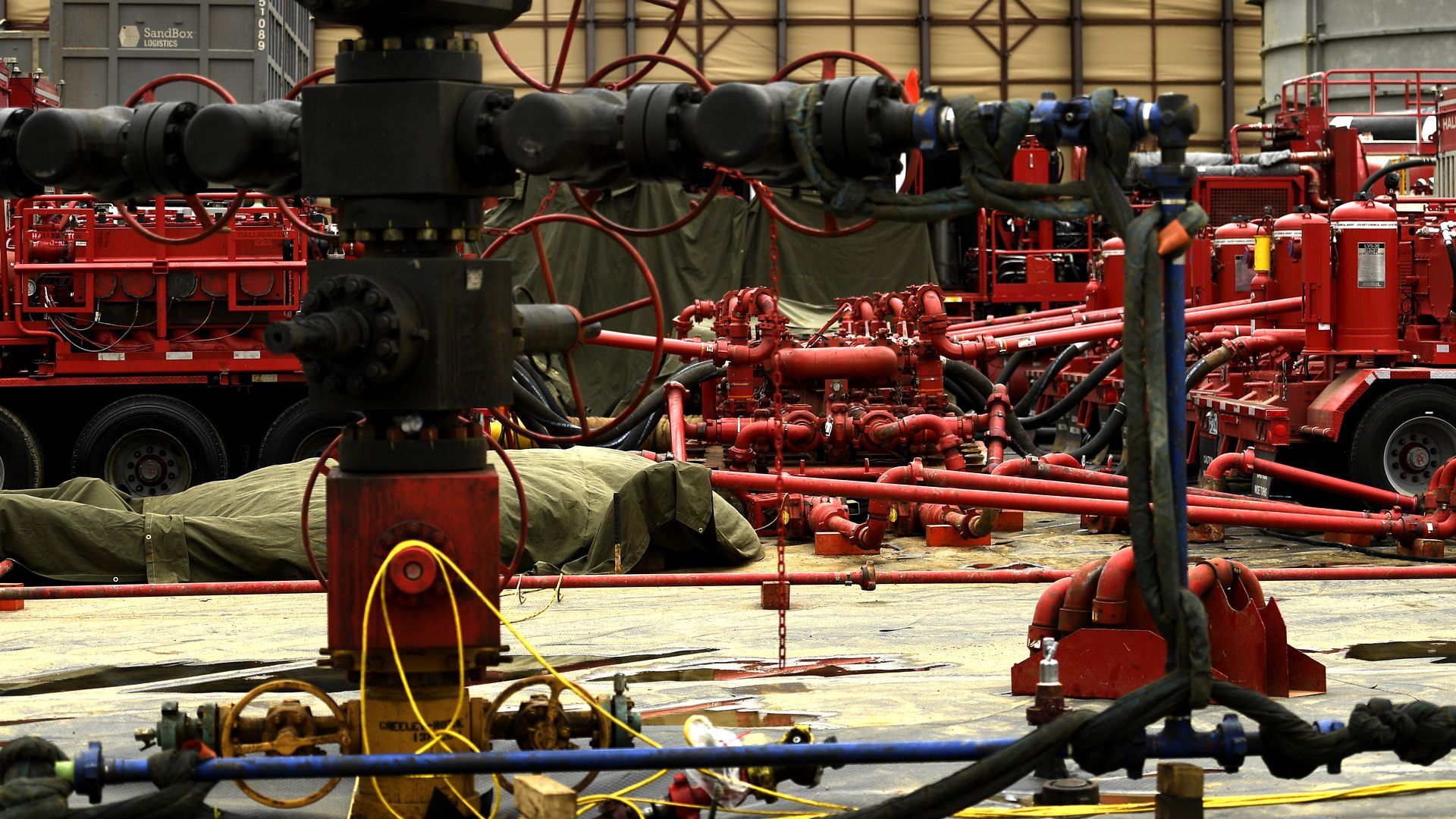 Fracking site