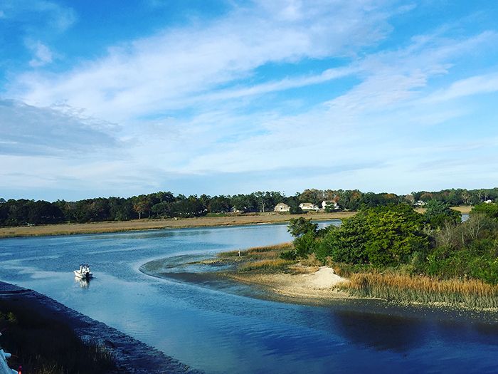 Inlet for the Intracoastal Waterway at Ocean Isle Beach