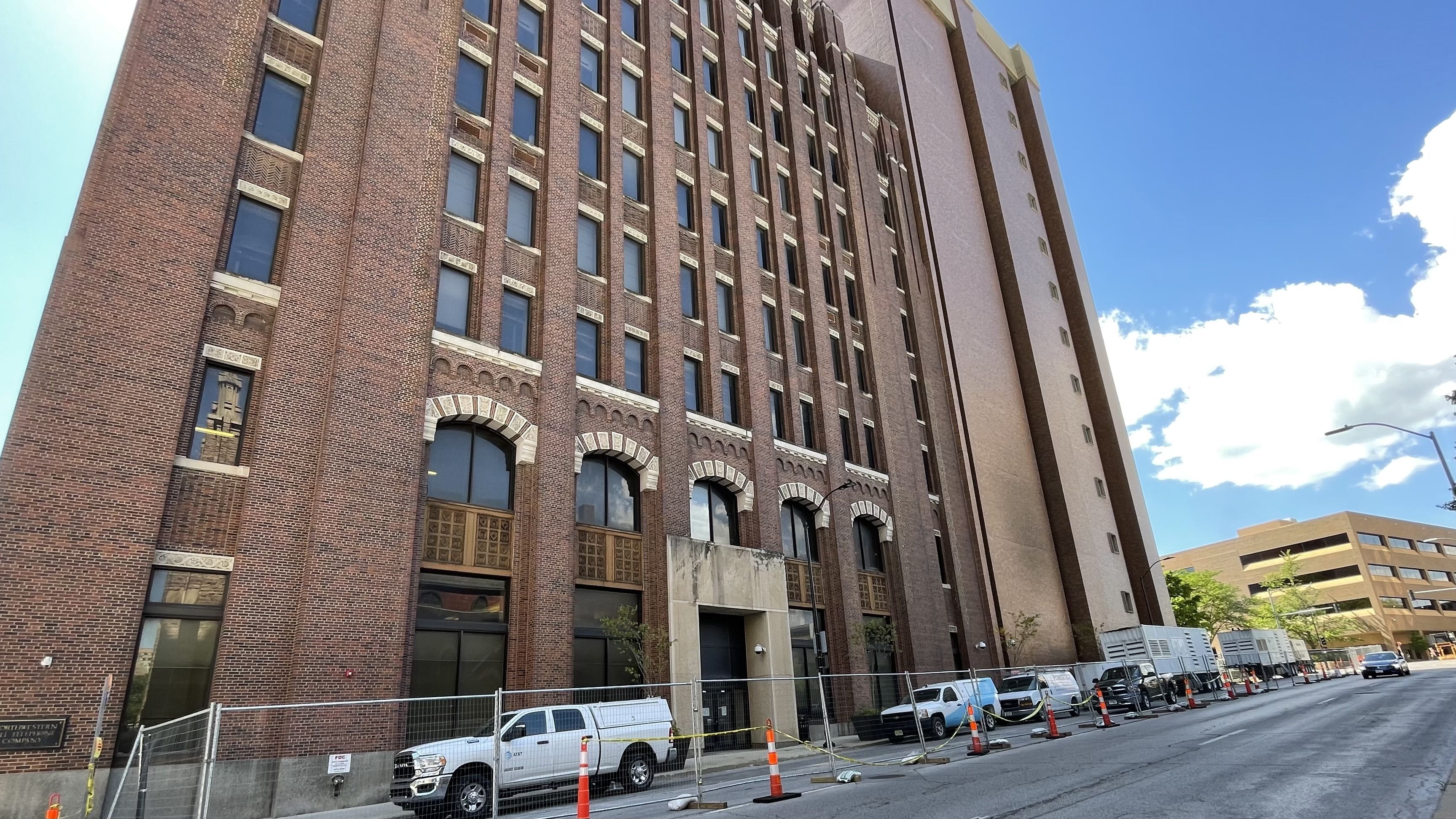 A photo of Ninth Street in downtown Des Moines.