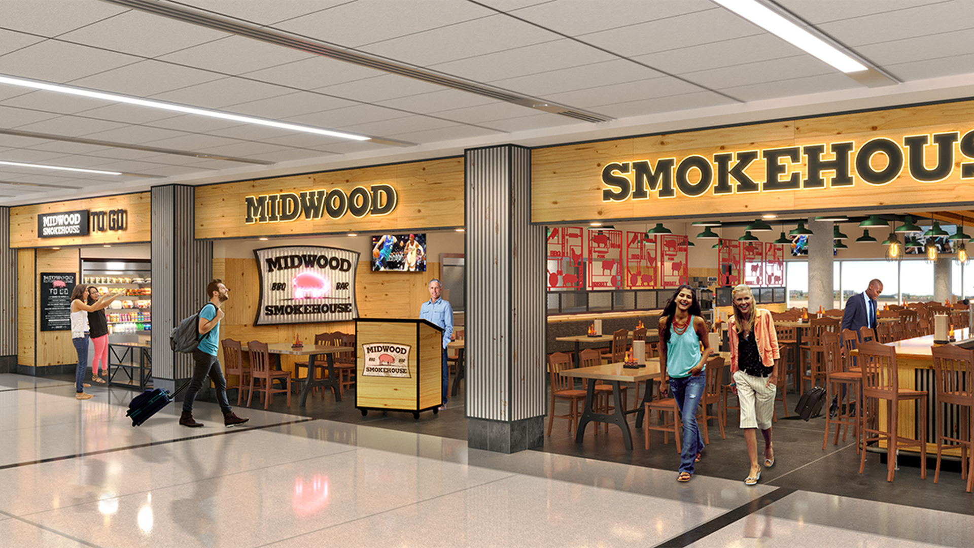 Midwood Smokehouse Charlotte Douglas International Airport