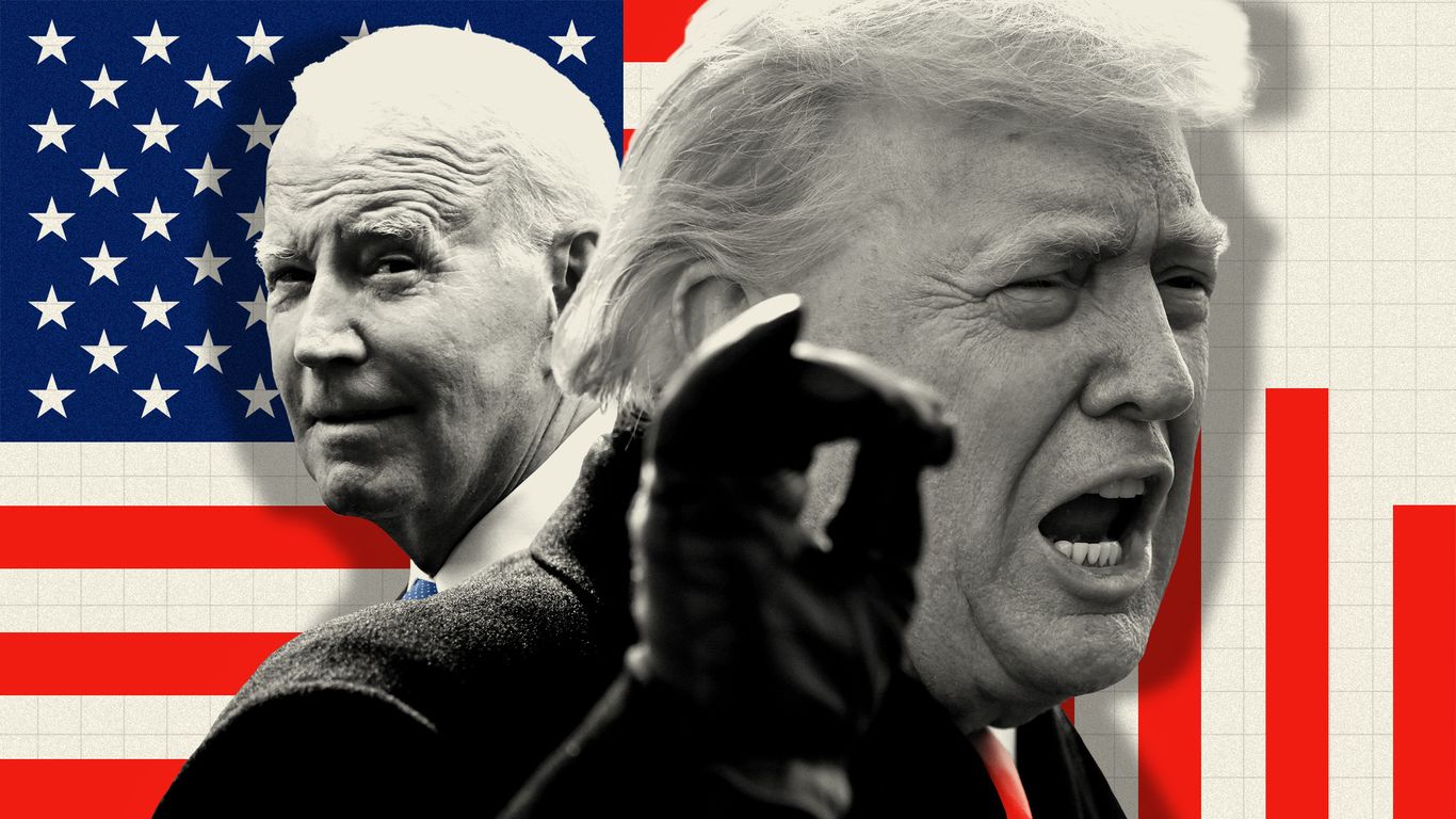A year into Trump's term, voters say Biden was better