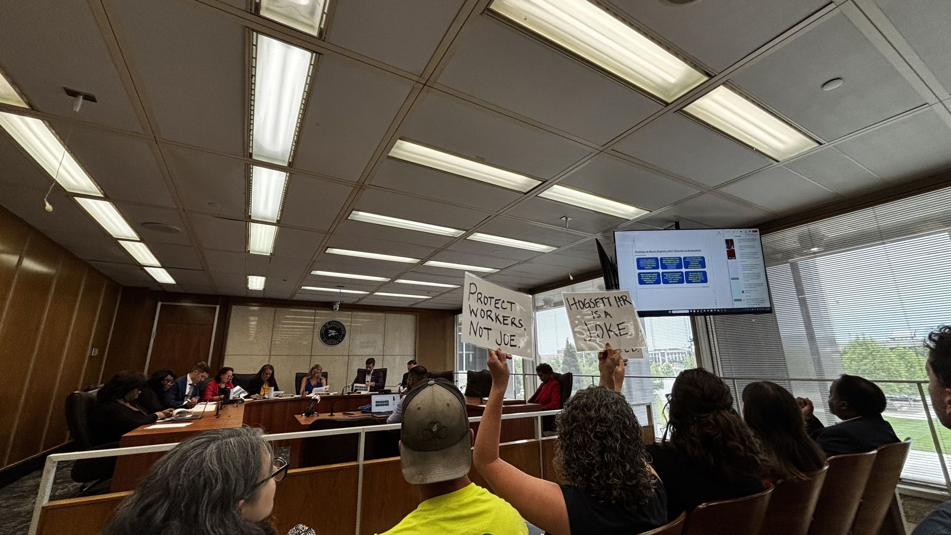 A room full of people