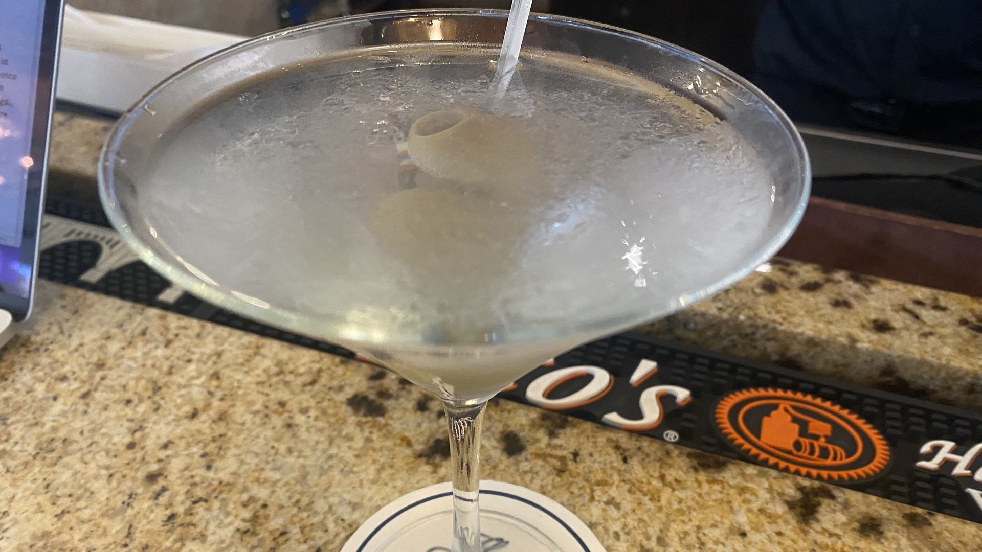 A martini closeup 