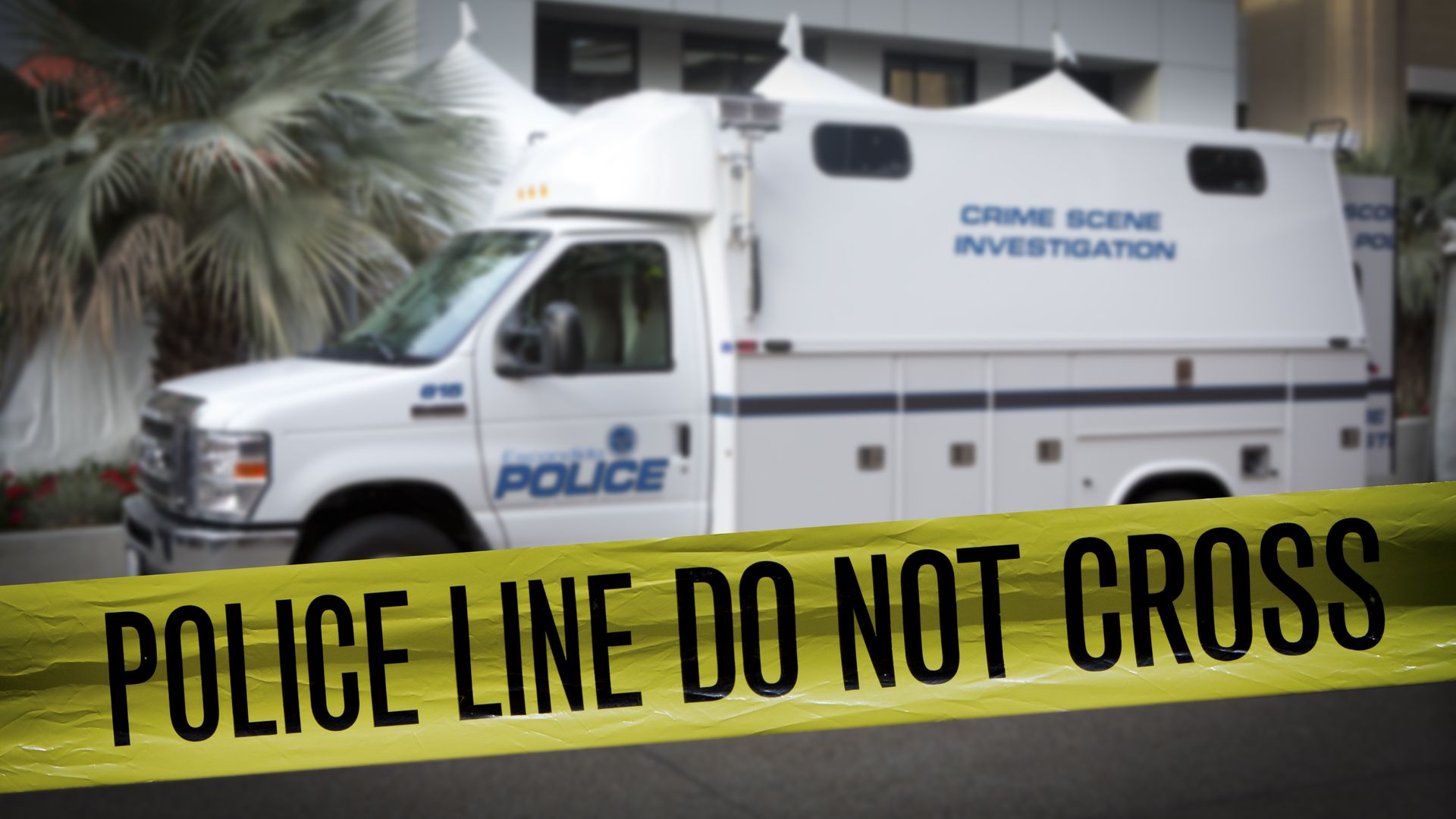 Police tape.