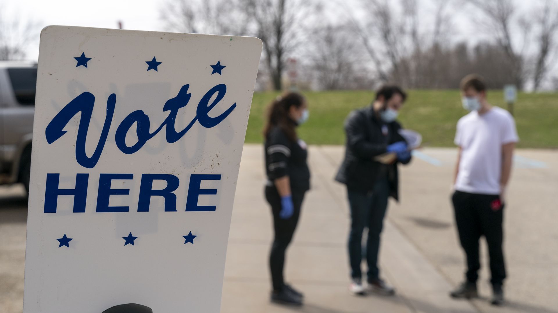 A Wisconsin voting facility.