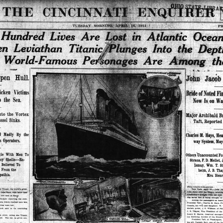 Ohioans among those who perished in 1912 Titanic sinking - Axios Columbus