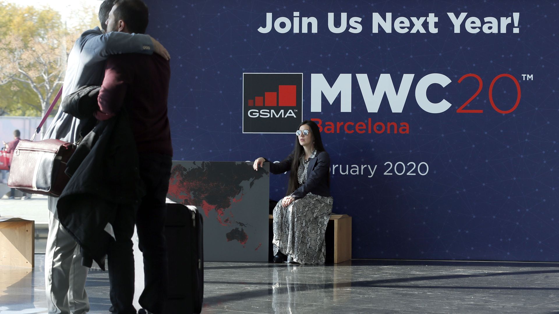 A sign from Mobile World Congress 2019  touting this year's event