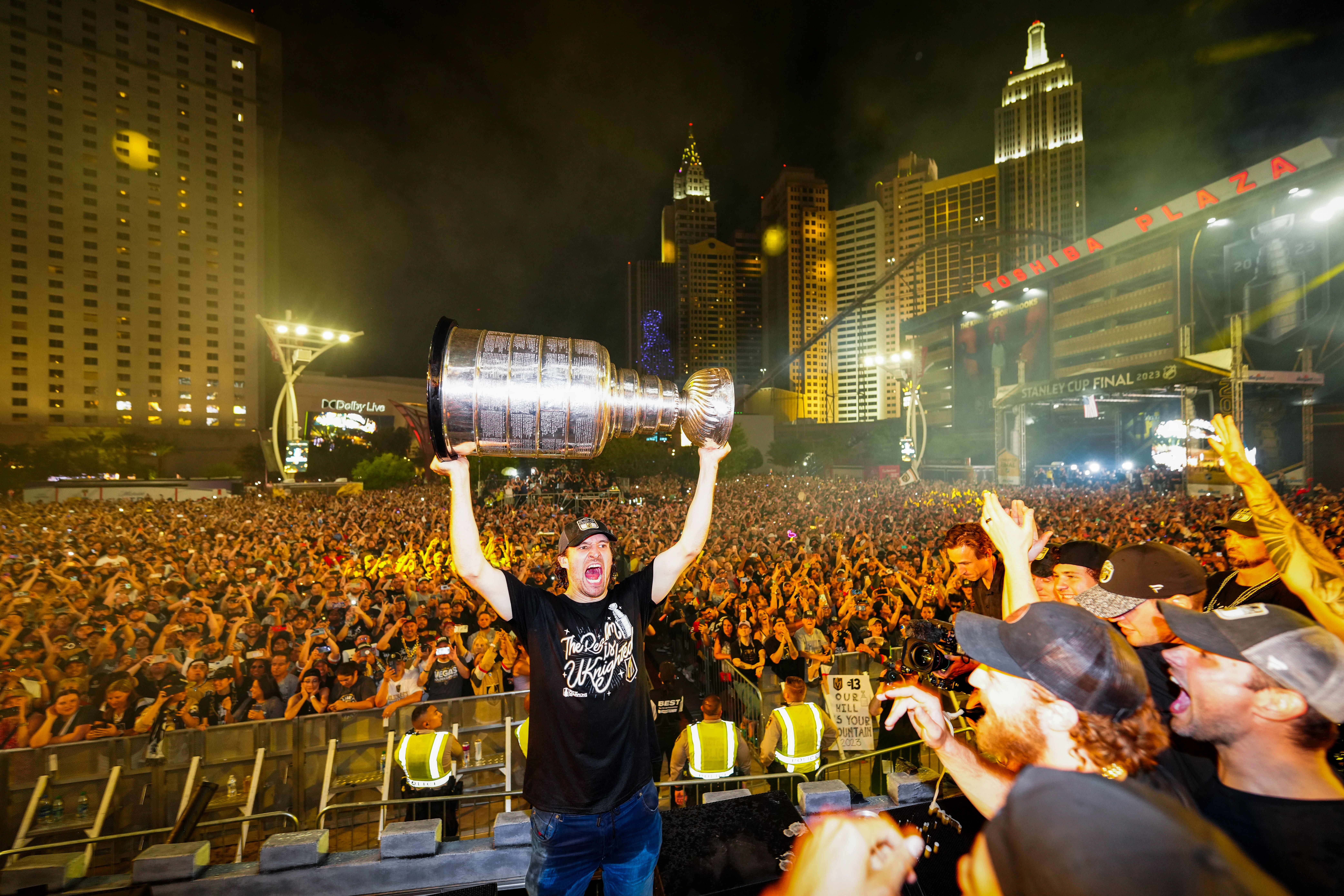 golden knights celebration