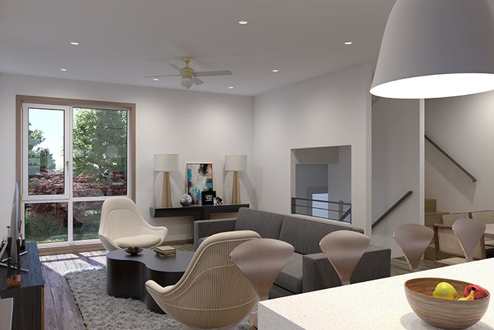 Chantilly on the Green interior example rendering