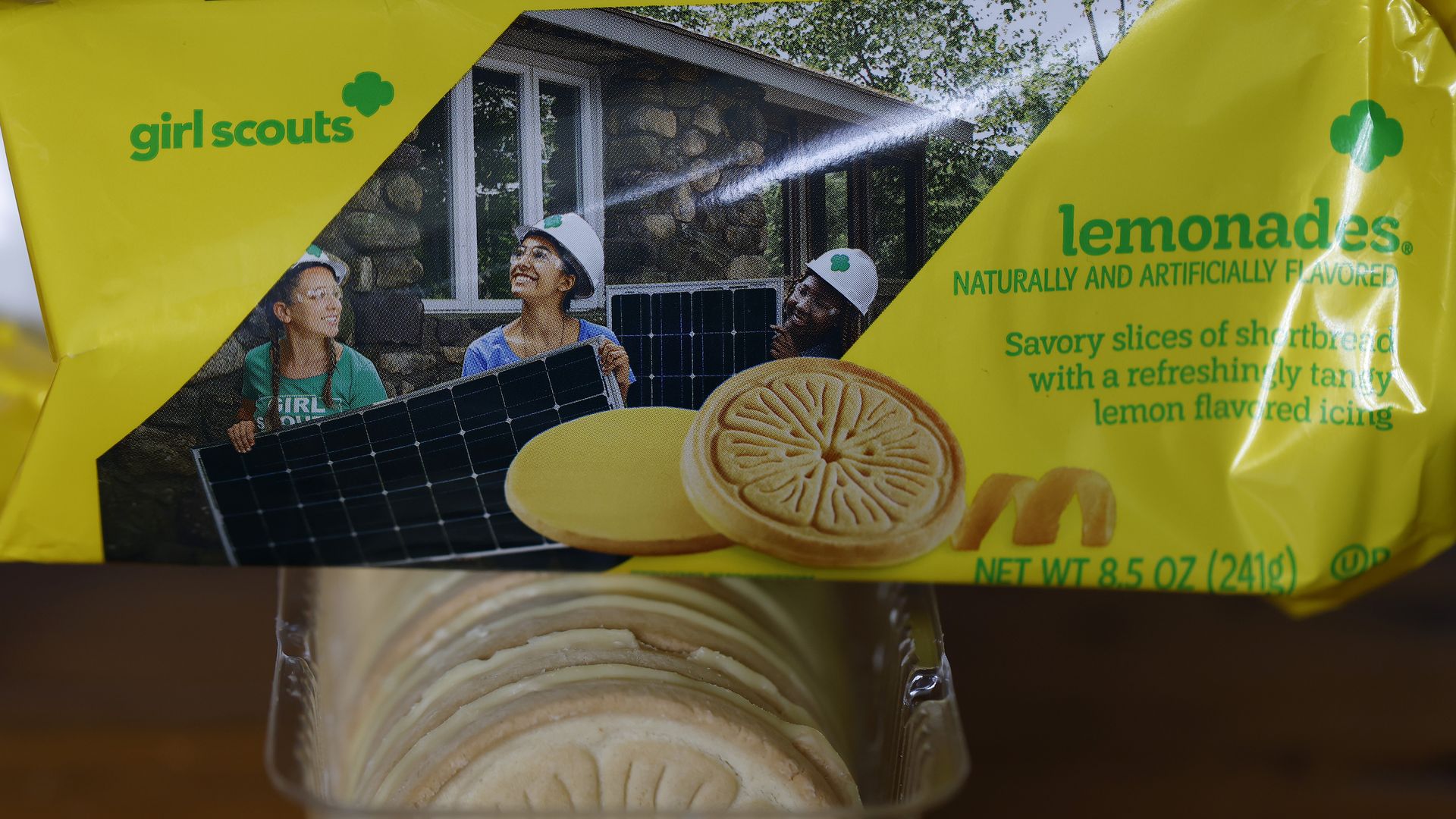 A photo of Girl Scouts cookies