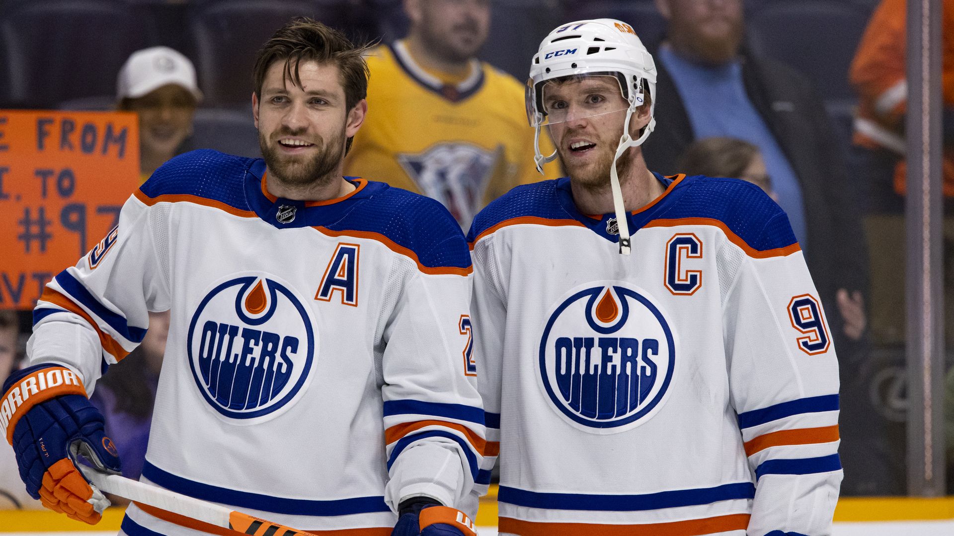 Leon Draisaitl and Connor McDavid