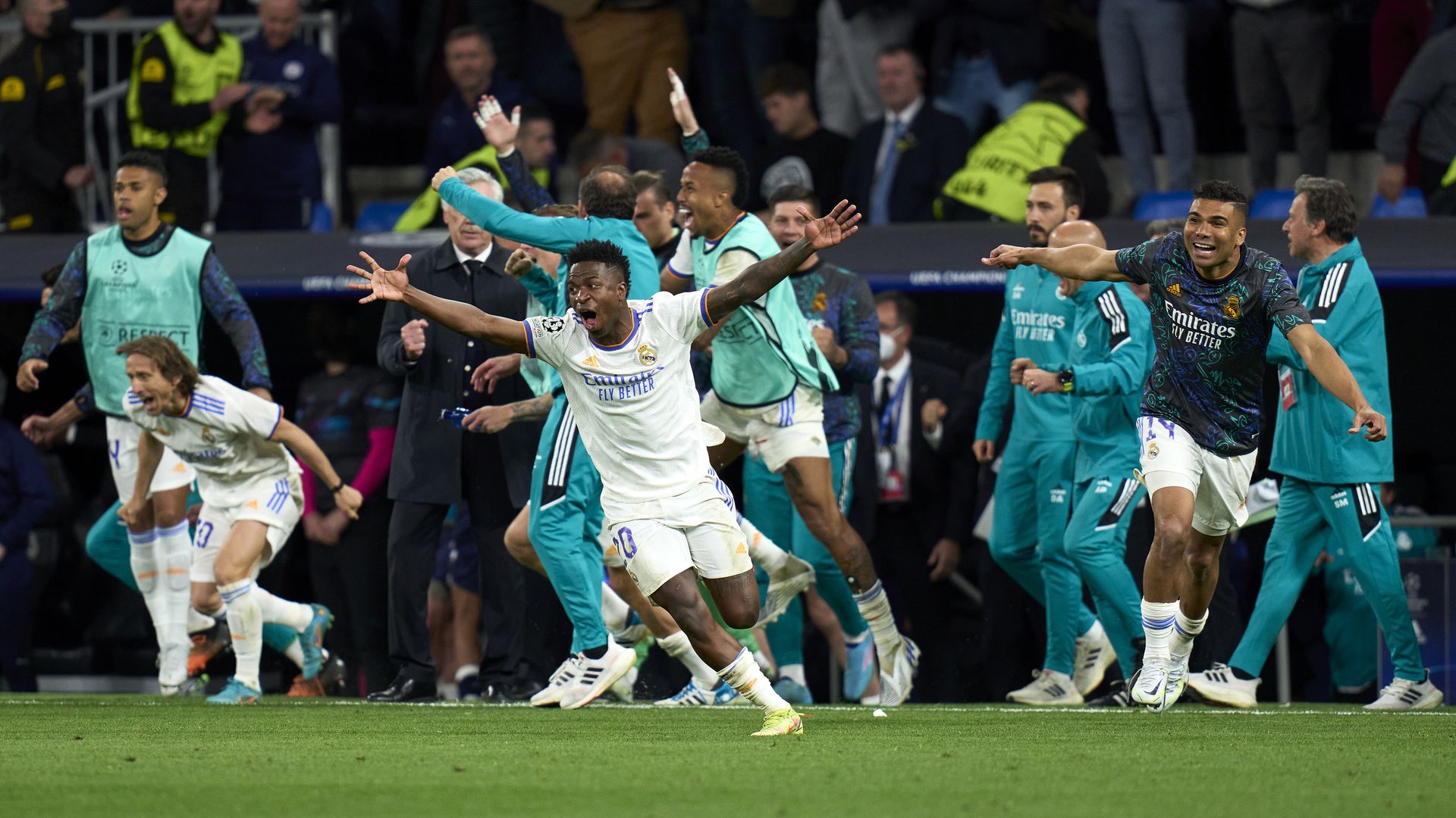 real madrid celebrate win