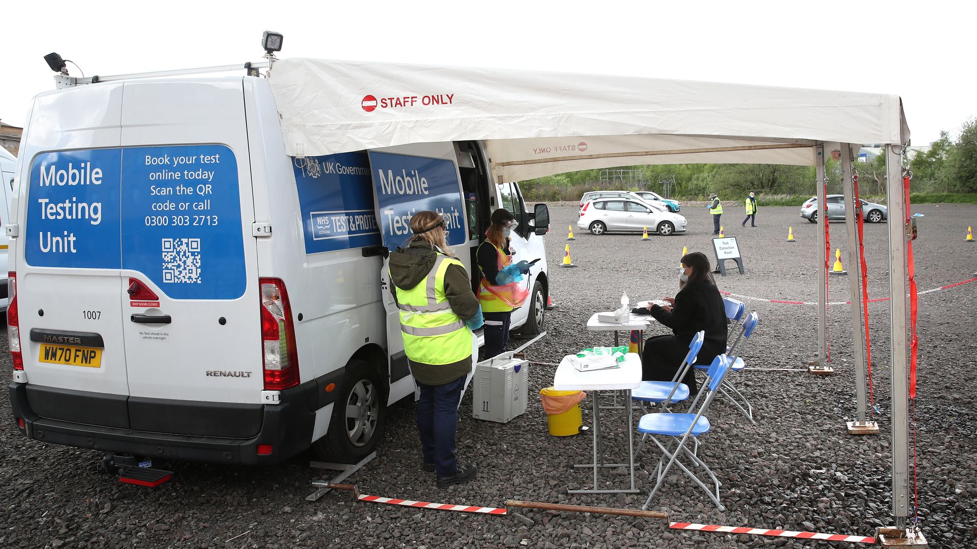 a Covid Mobile Testing Unit