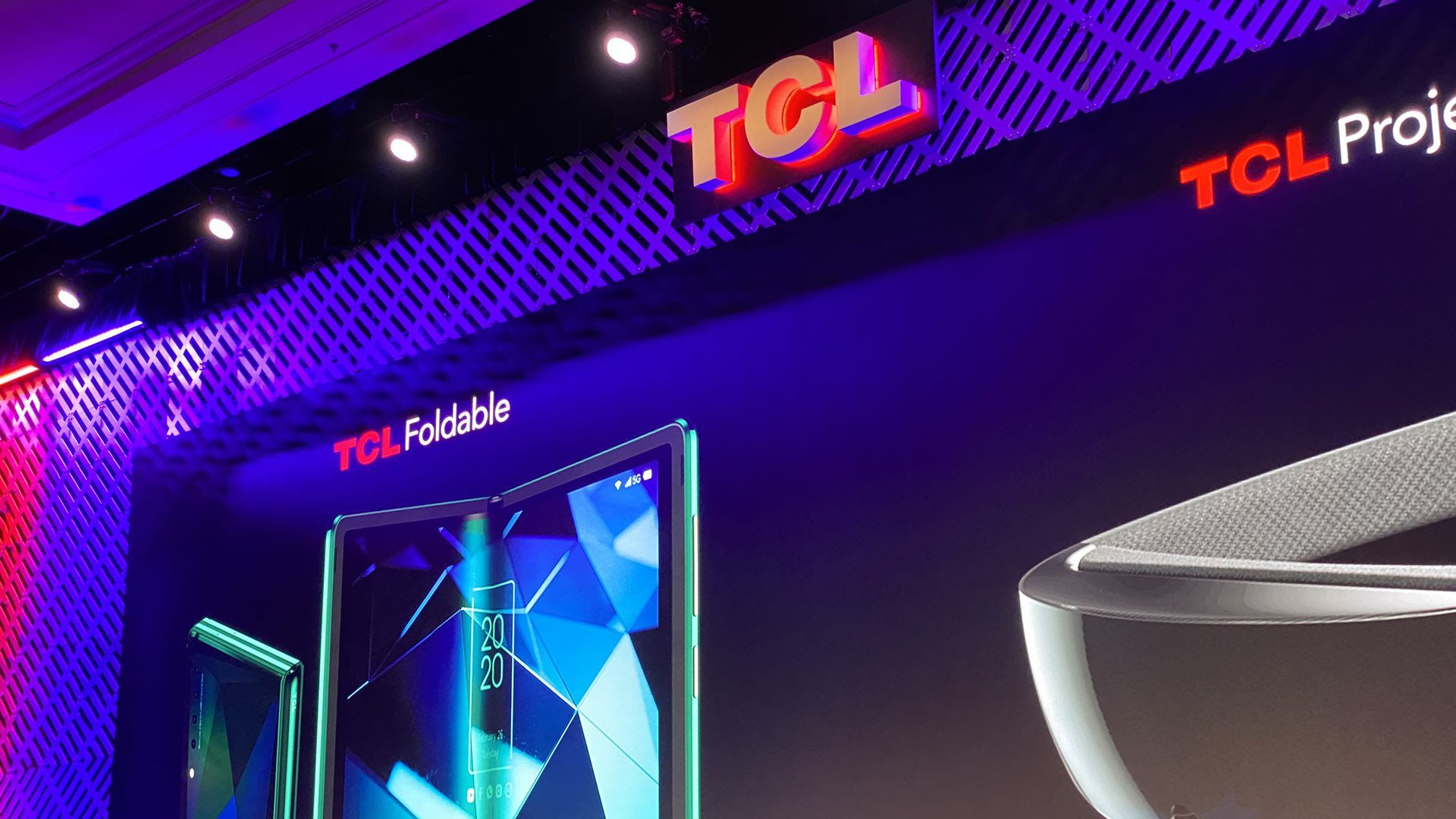 photo of TCL booth at CES