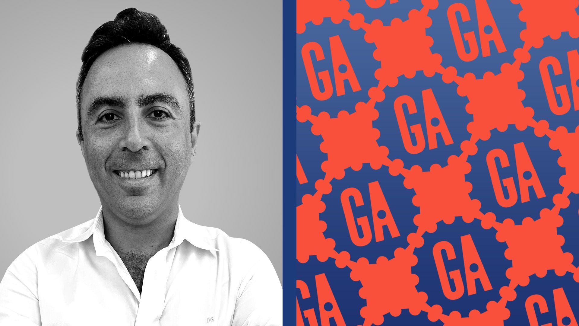 illustration of Daniele Grassi of General Assembly surrounded by general assembly logos