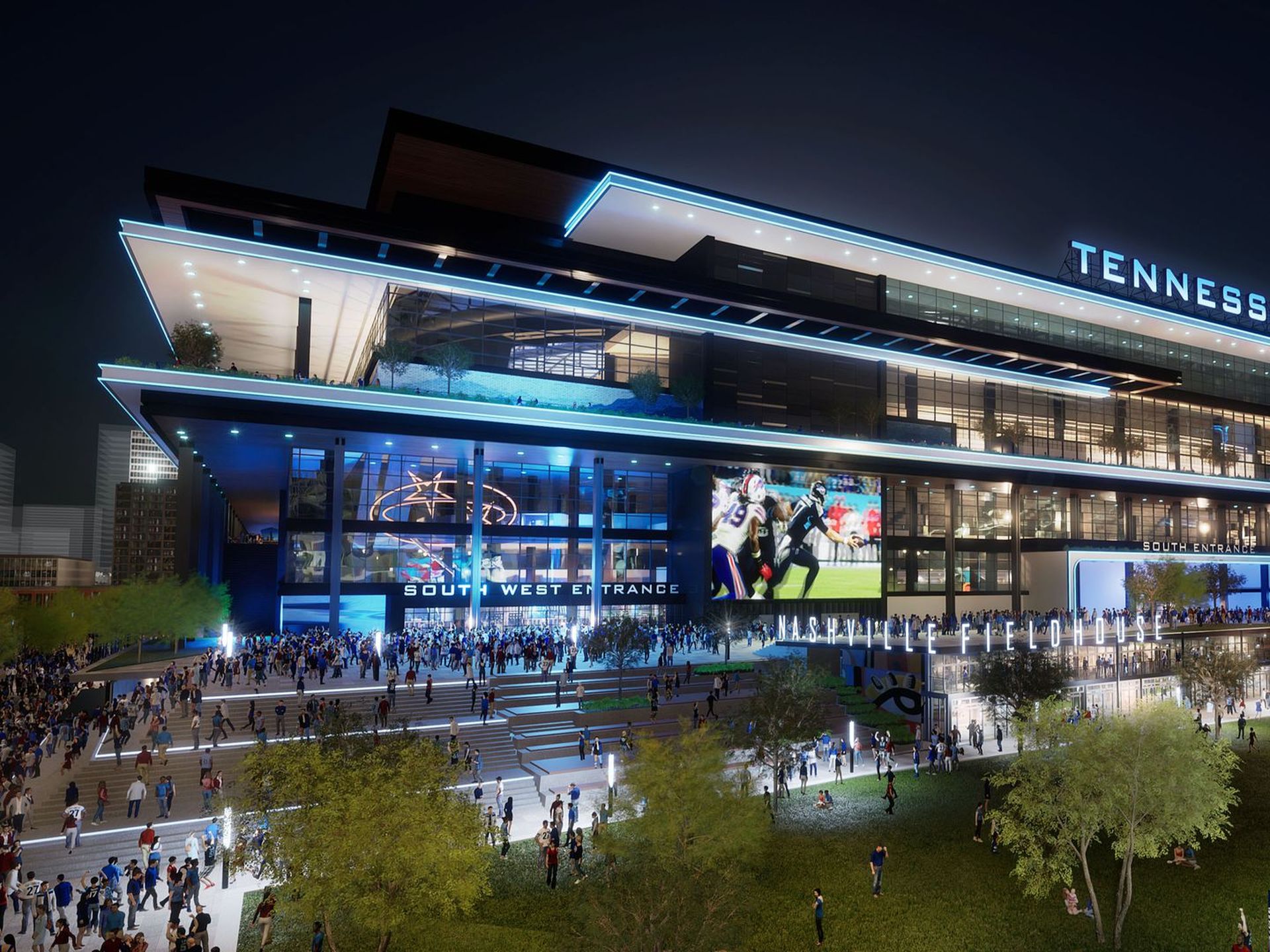 Nashville leaders approve term sheet for new, $2.1 billion indoor Titans  stadium - Axios Nashville