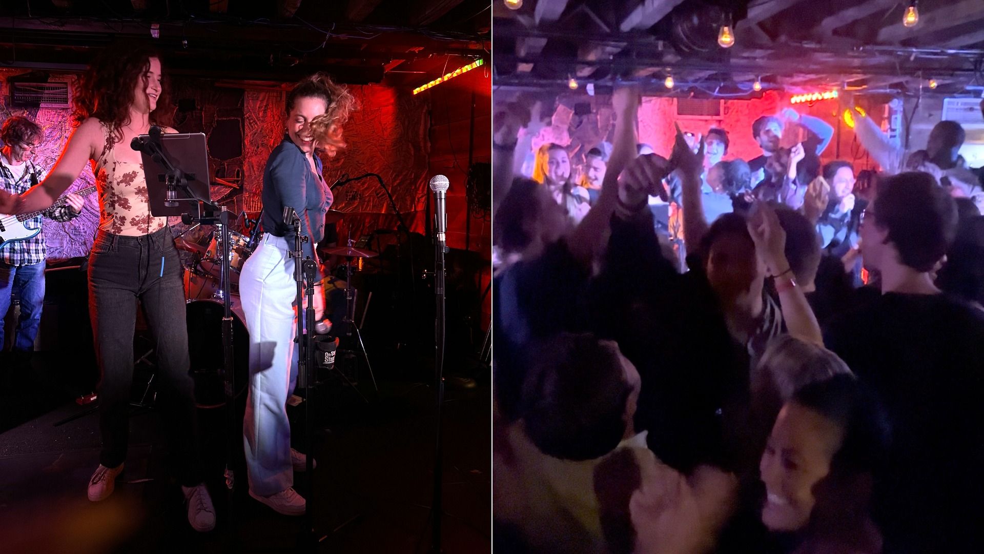 People perform at Hill Country karaoke.
