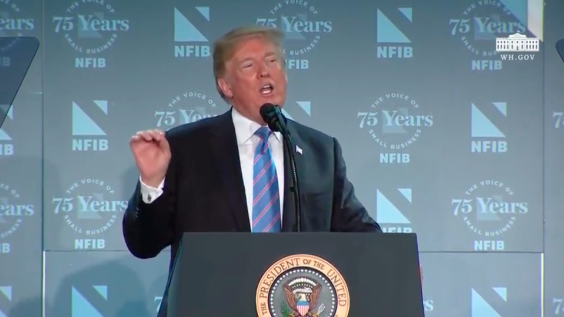 Trump speaking on Immigration