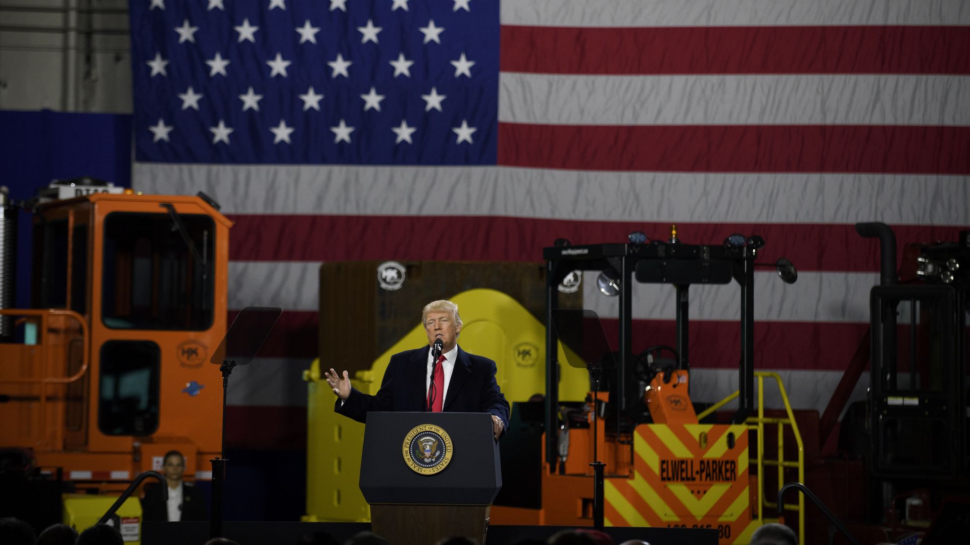 President Trump visits manufacturing factory in Pennsylvania