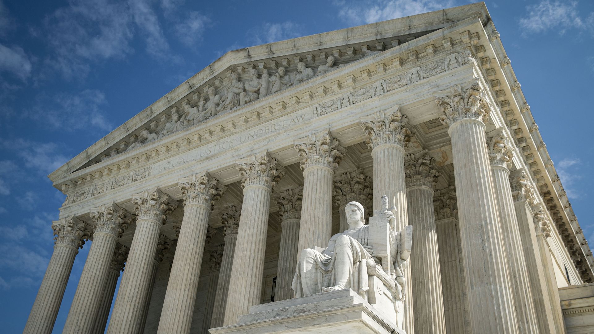  The U.S. Supreme Court in Washington, DC. 